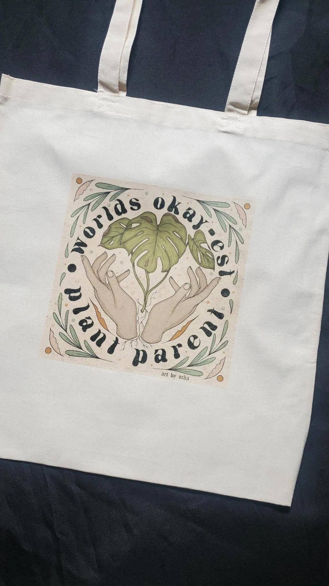 💚 World's Okayest Plant Parent Tote Bag