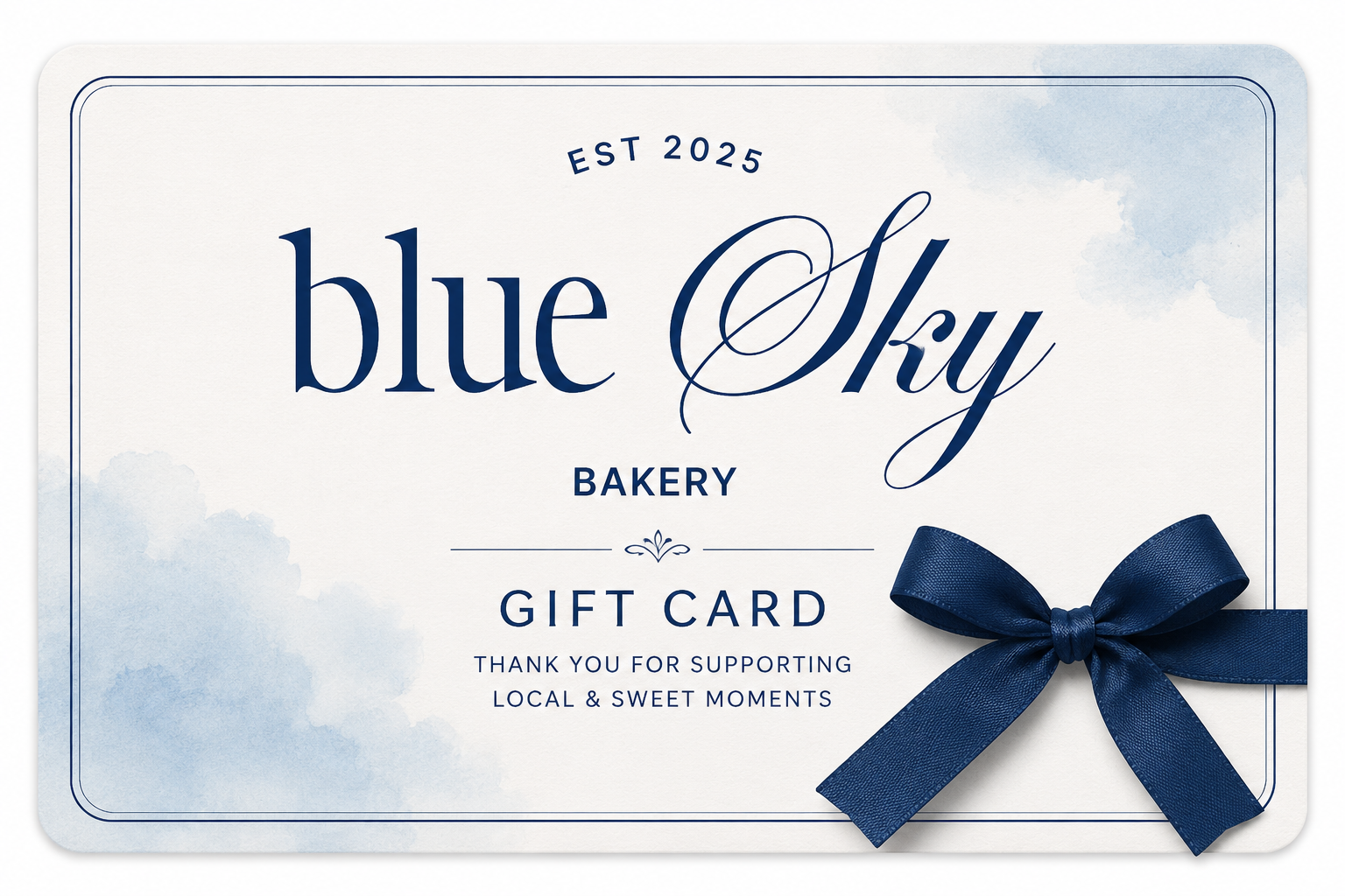 Blue Sky Bakery Gift Card