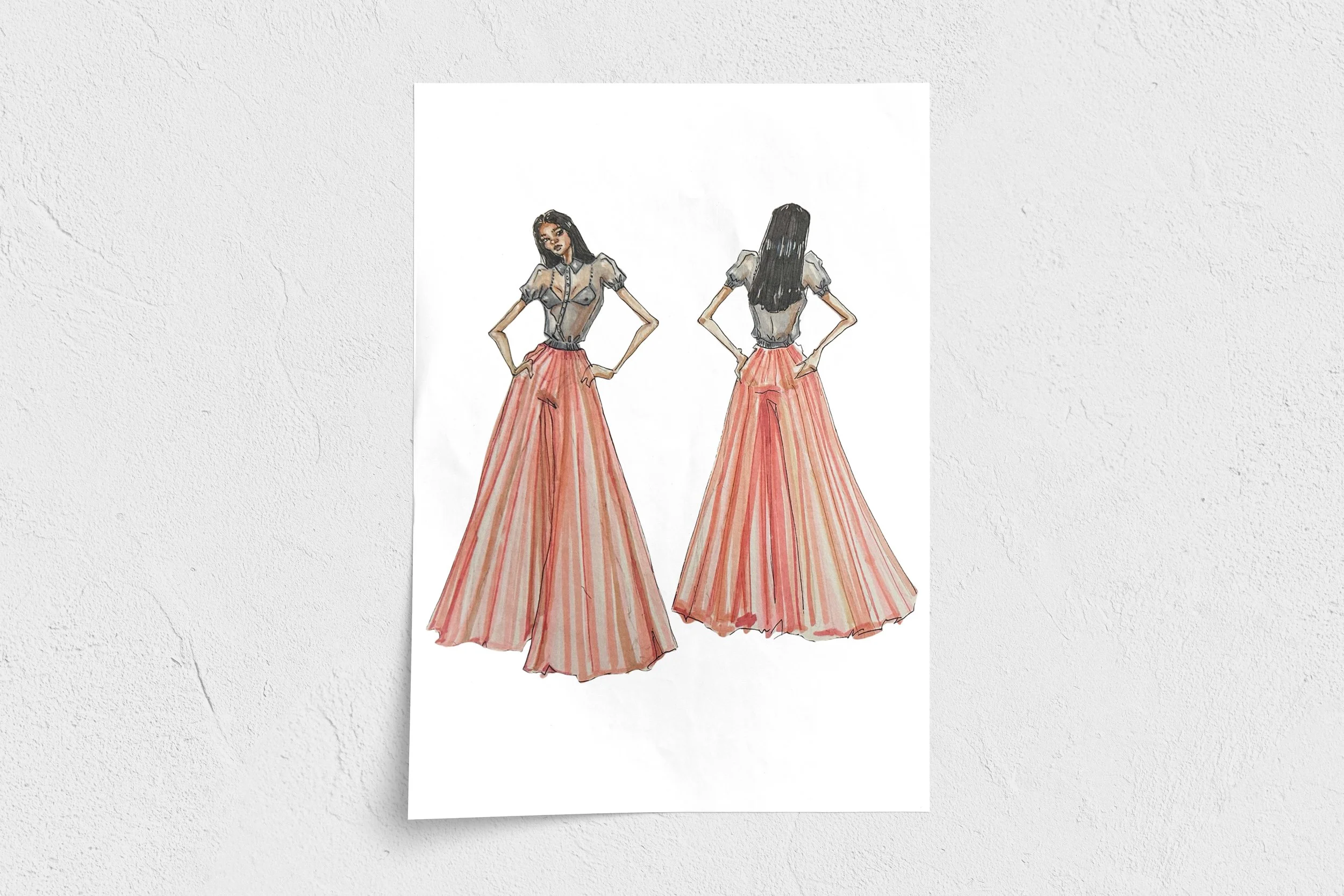 Sightseeing in Milan - Art Print