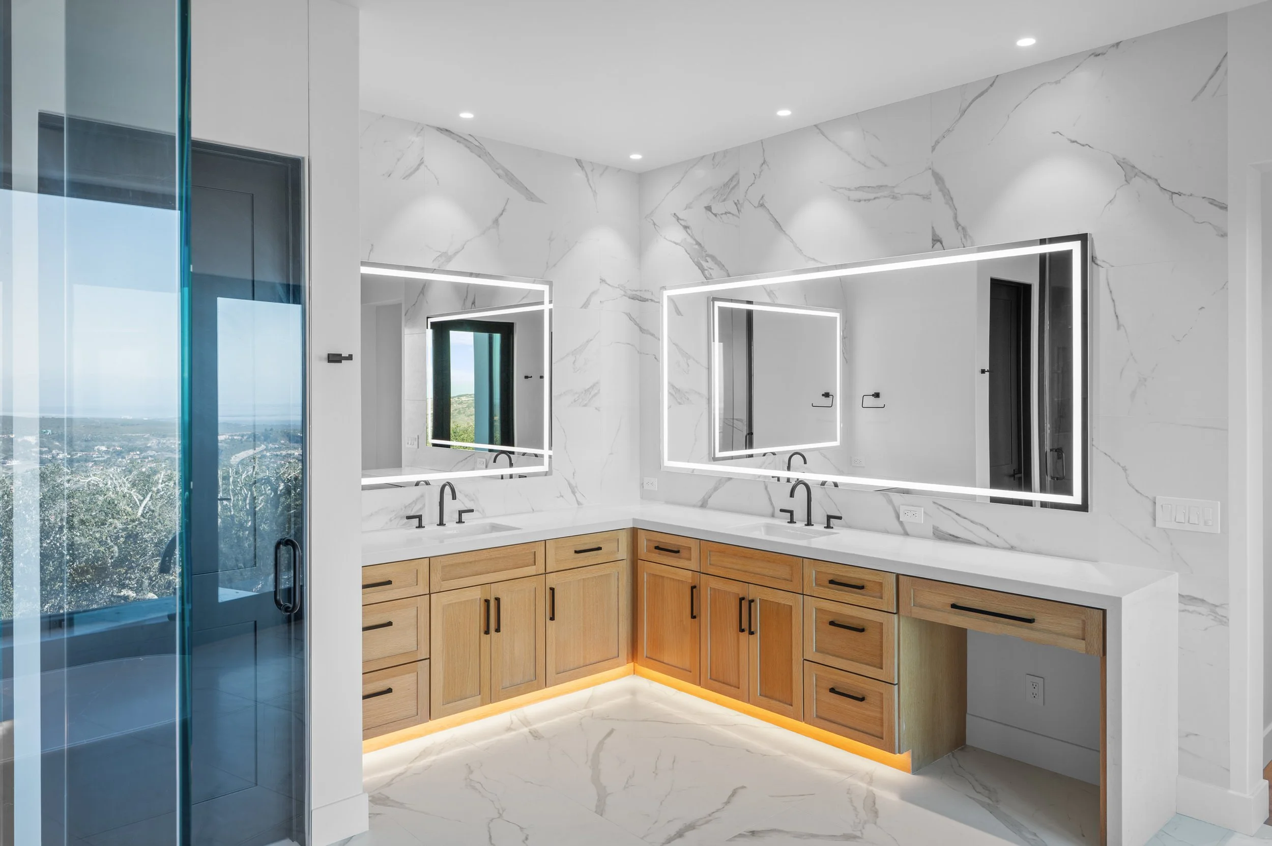 Modern bathroom design in Carmel, CA