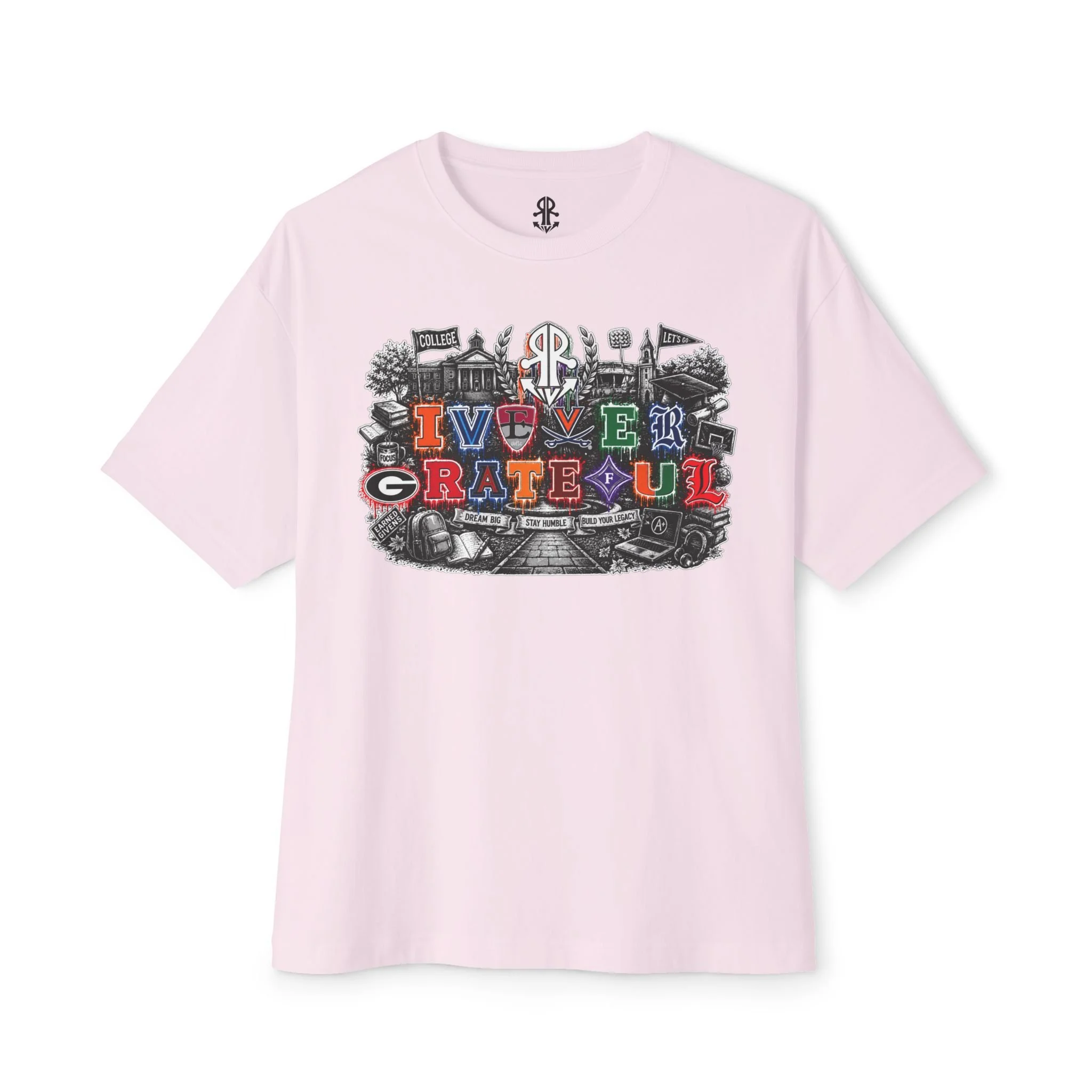 College Life - Oversized Unisex Boxy T-Shirt