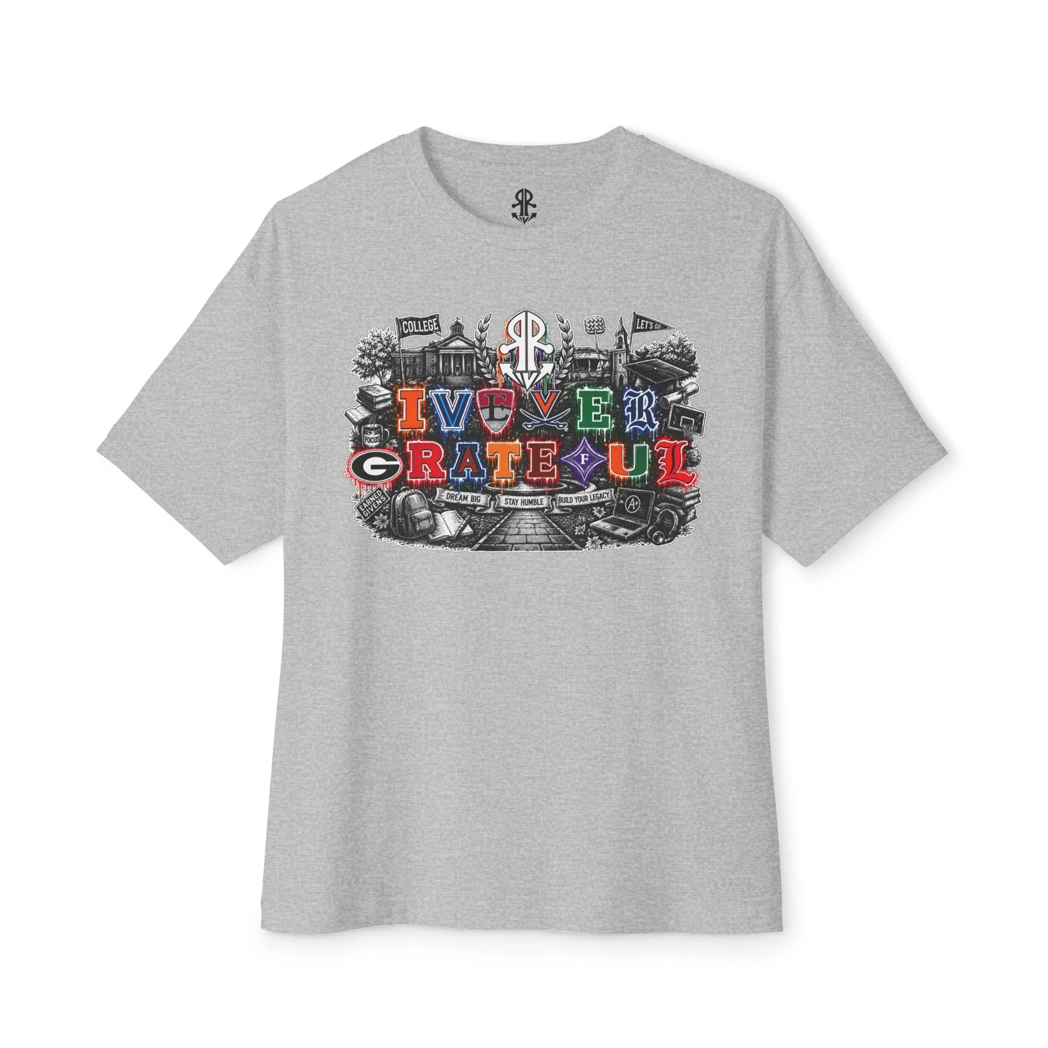 College Life - Oversized Unisex Boxy T-Shirt