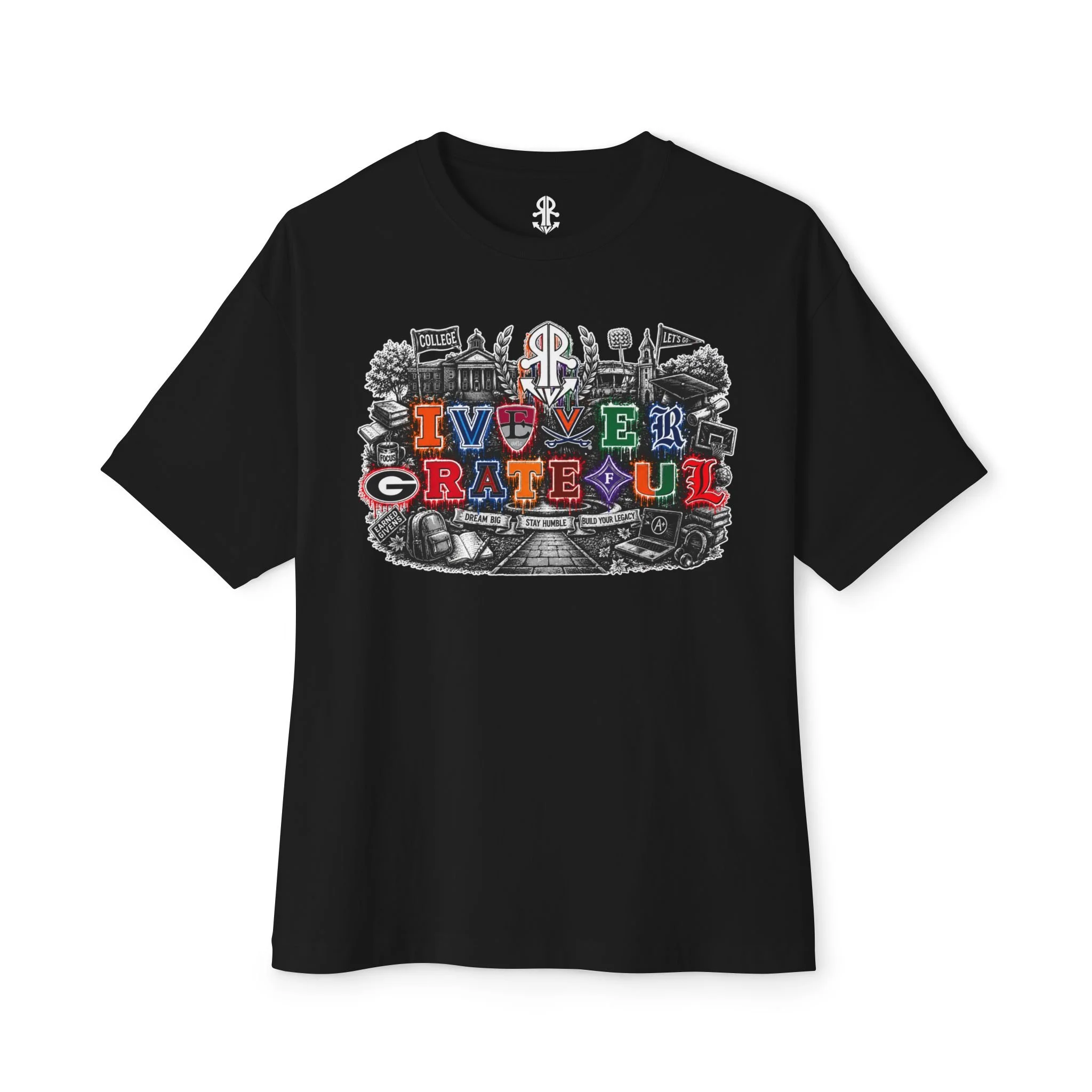 College Life - Oversized Unisex Boxy T-Shirt