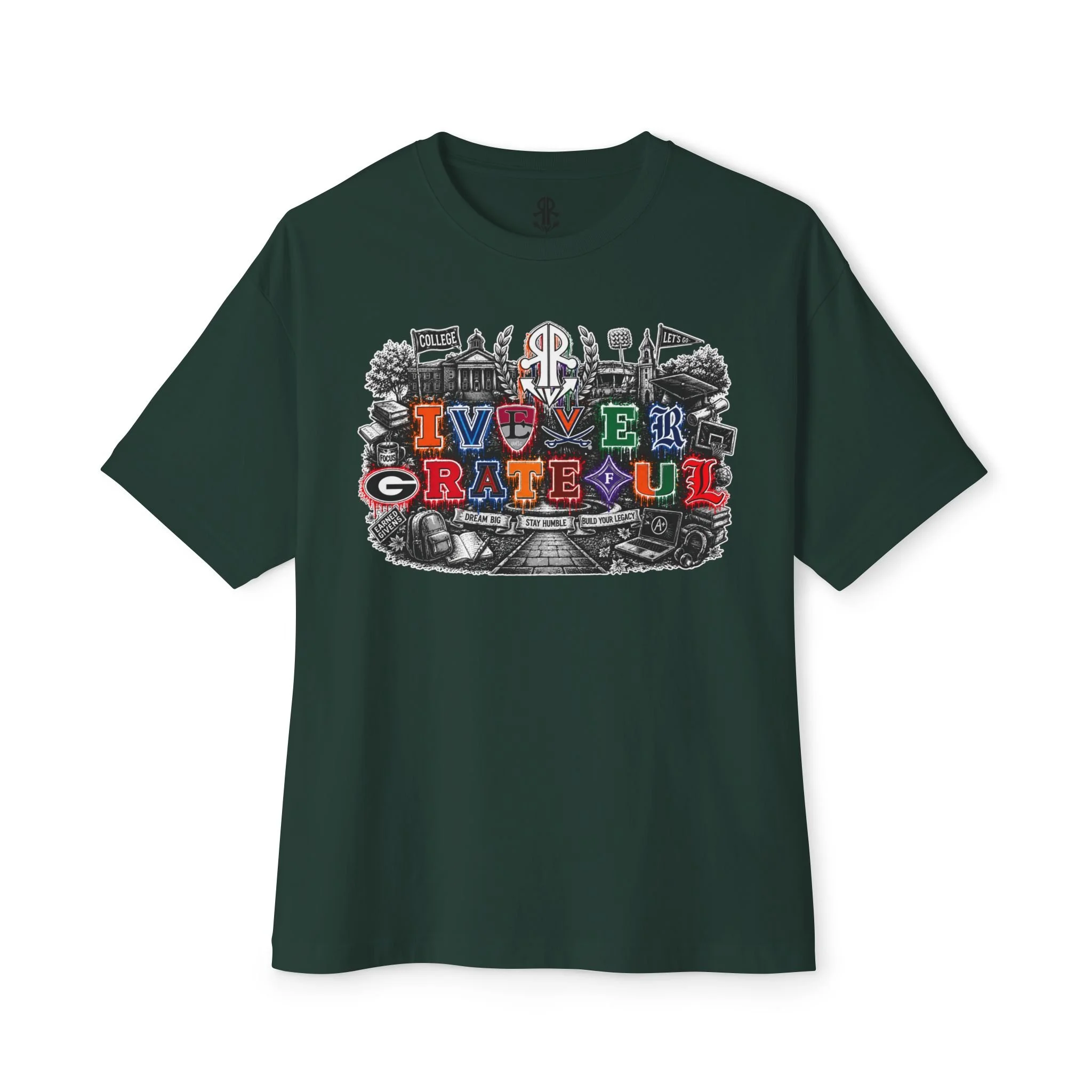 College Life - Oversized Unisex Boxy T-Shirt