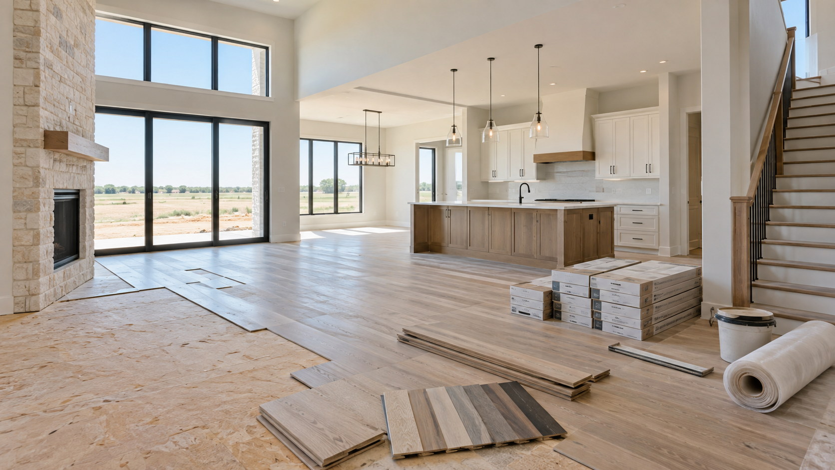 Flooring Ideas for Oklahoma New Construction Homes