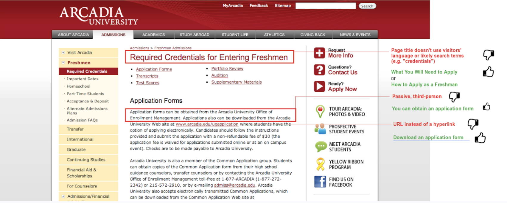 An annotated guide to improving the UX of a webpage