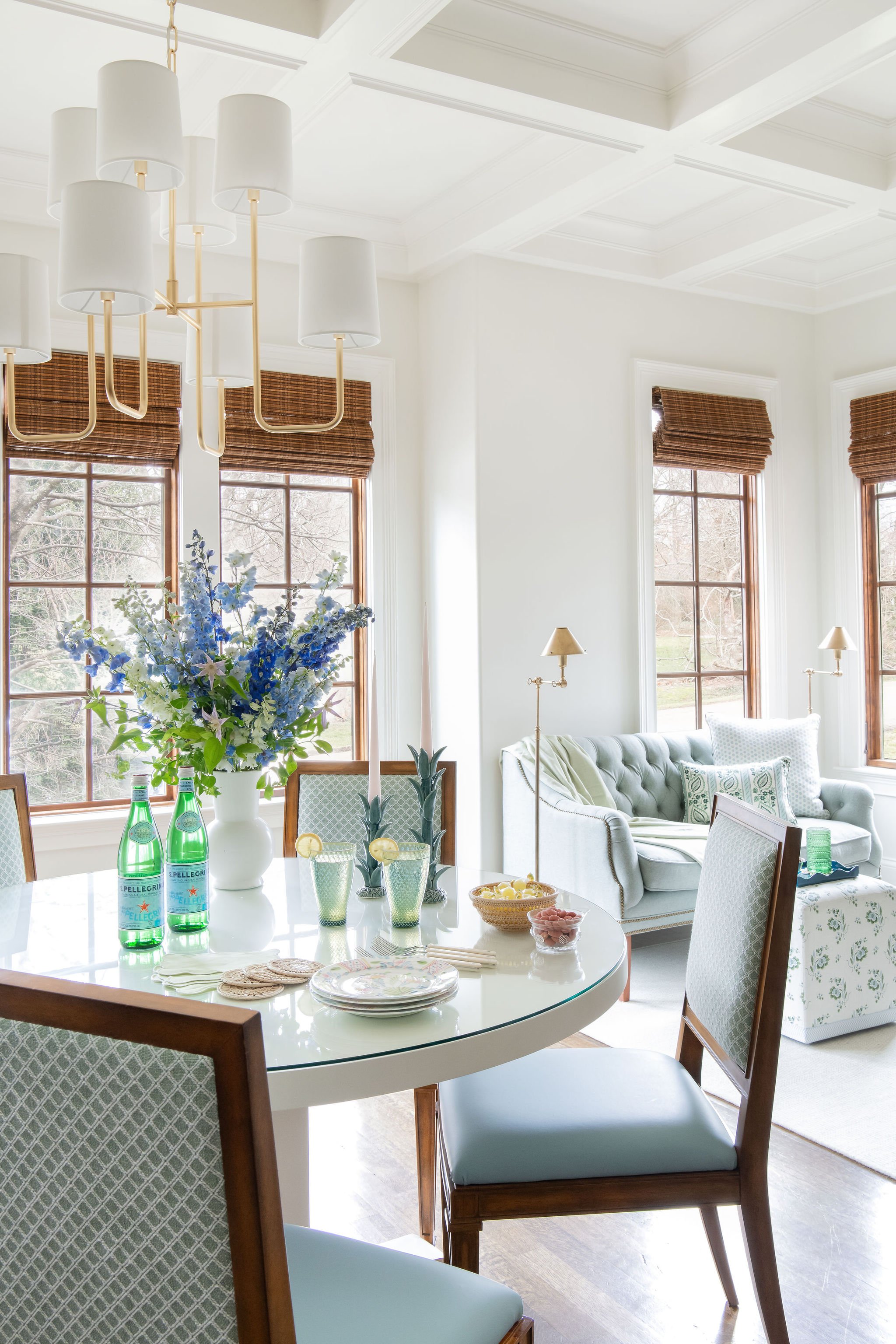 Luxury residential interior design by Kate Figler Interiors in Nashville featuring timeless and layered interiors.