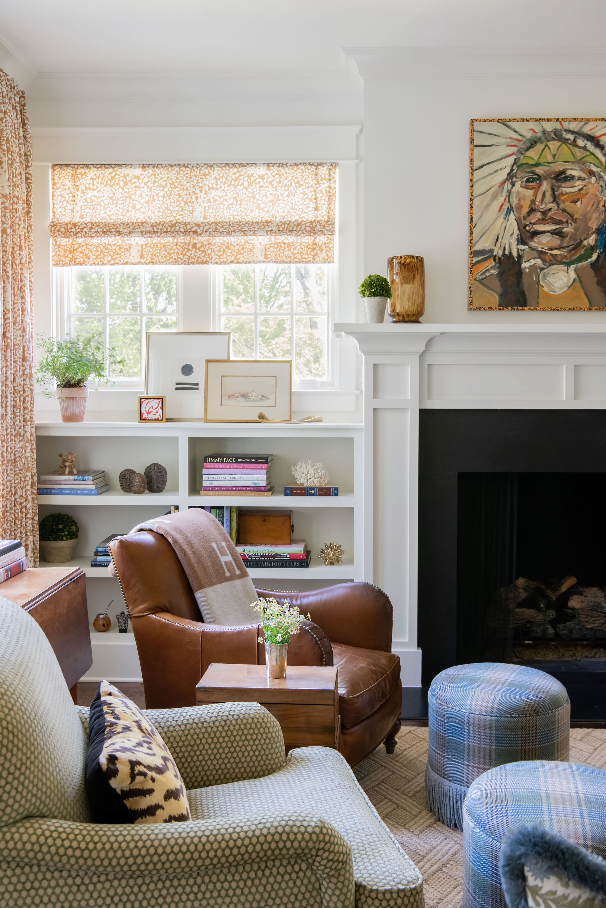 Luxury residential interior design by Kate Figler Interiors in Nashville featuring timeless and layered interiors.