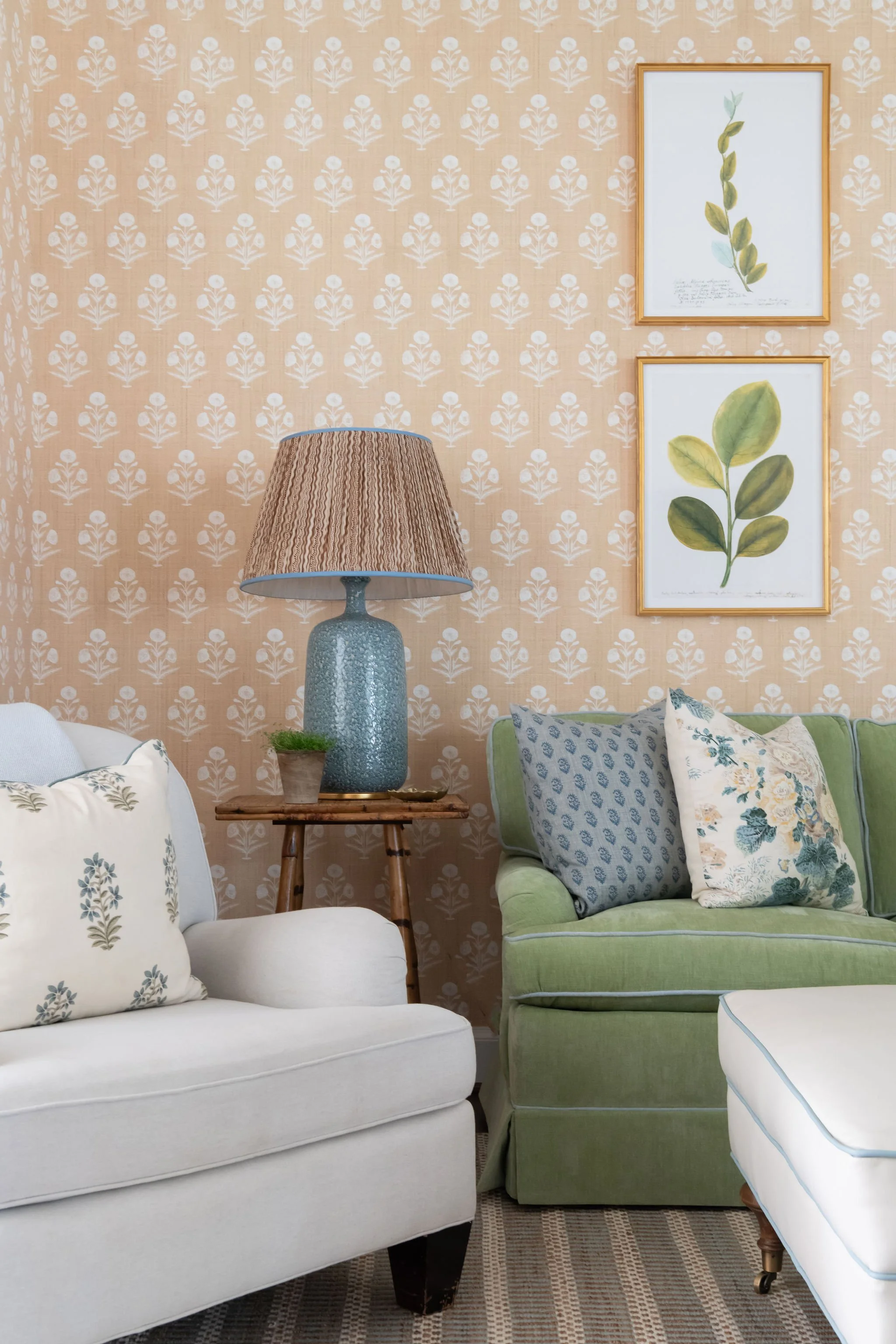 Luxury residential interior design by Kate Figler Interiors in Nashville featuring timeless and layered interiors.