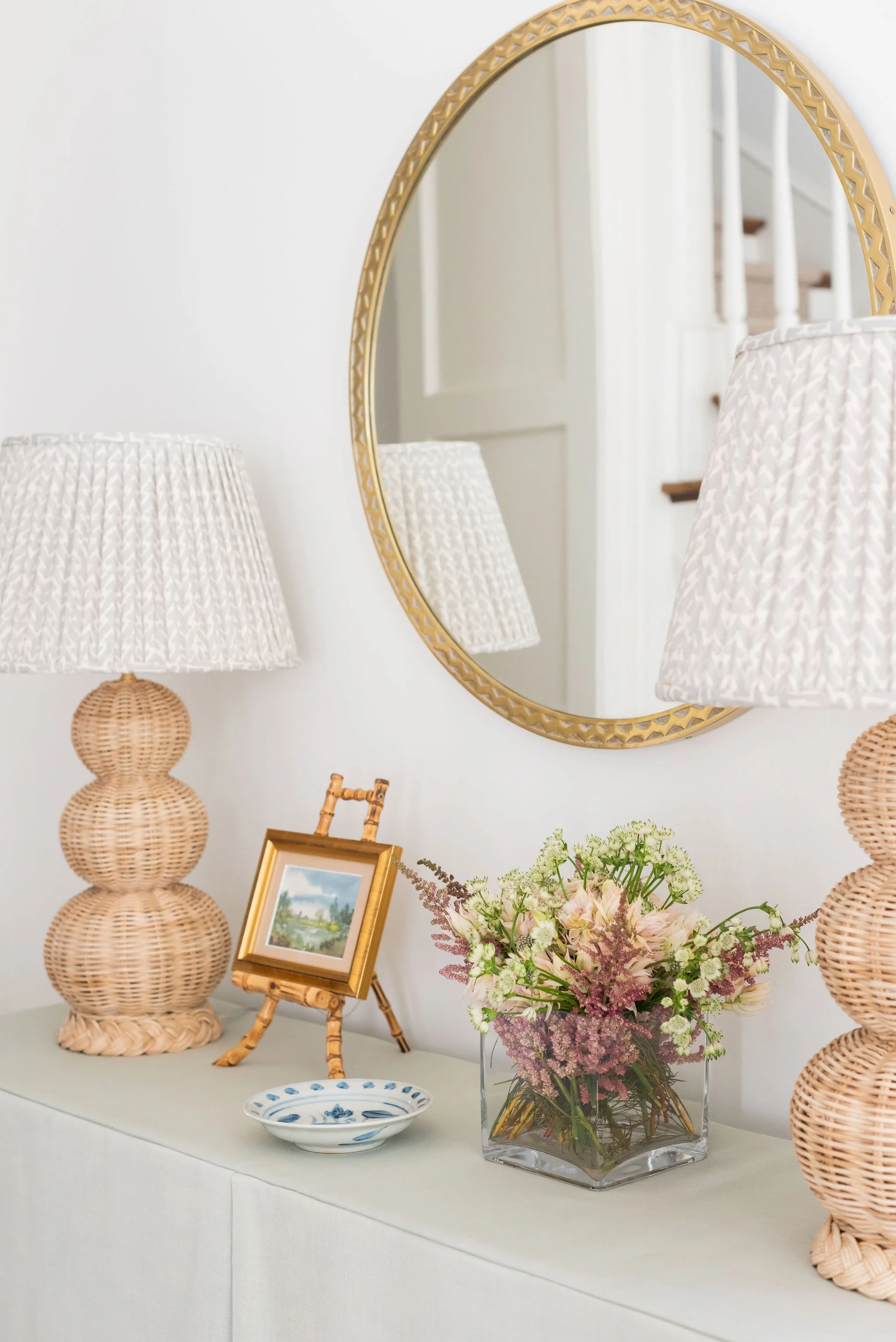 Luxury residential interior design by Kate Figler Interiors in Nashville featuring timeless and layered interiors.