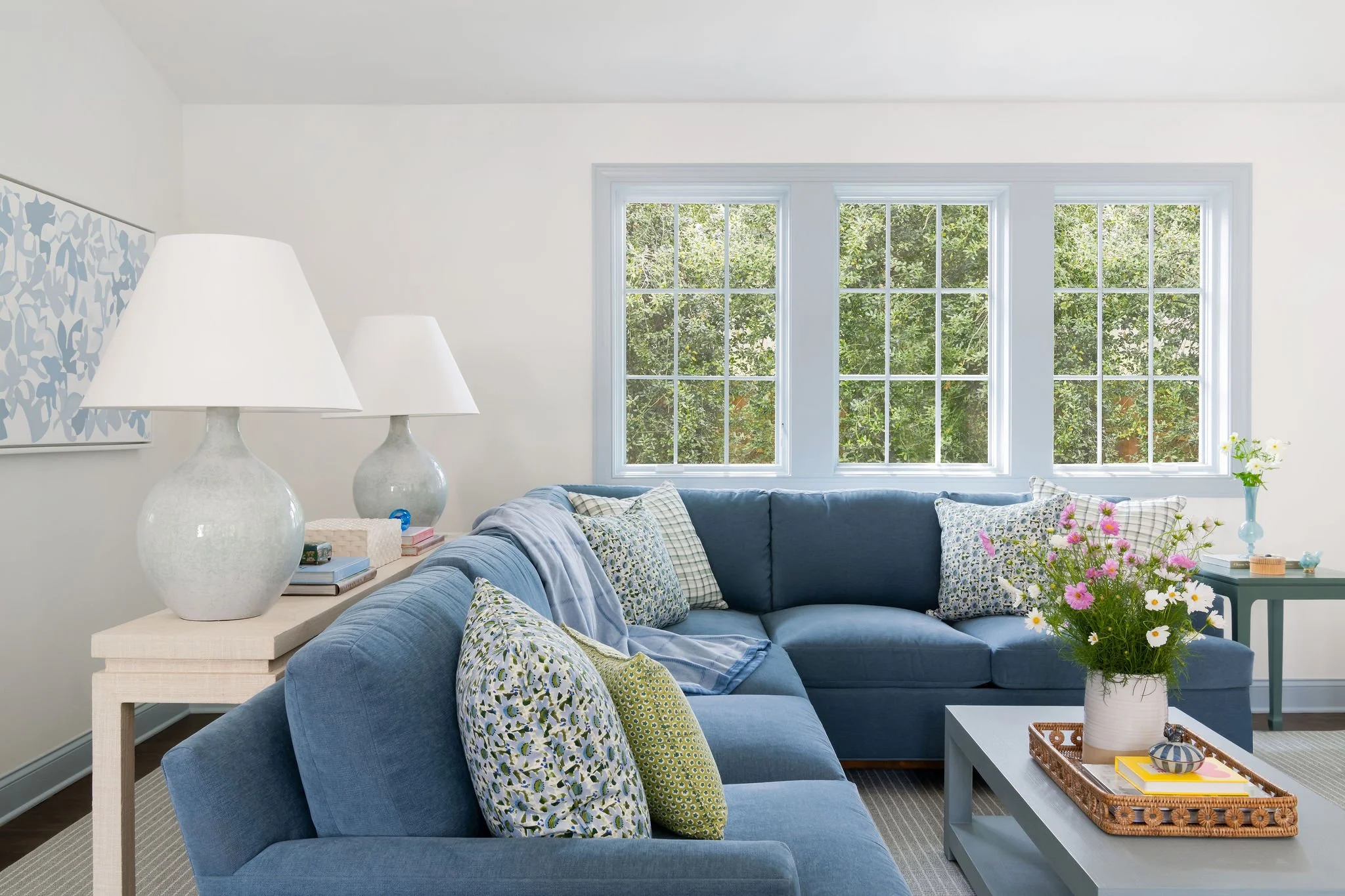 Luxury residential interior design by Kate Figler Interiors in Nashville featuring timeless and layered interiors.