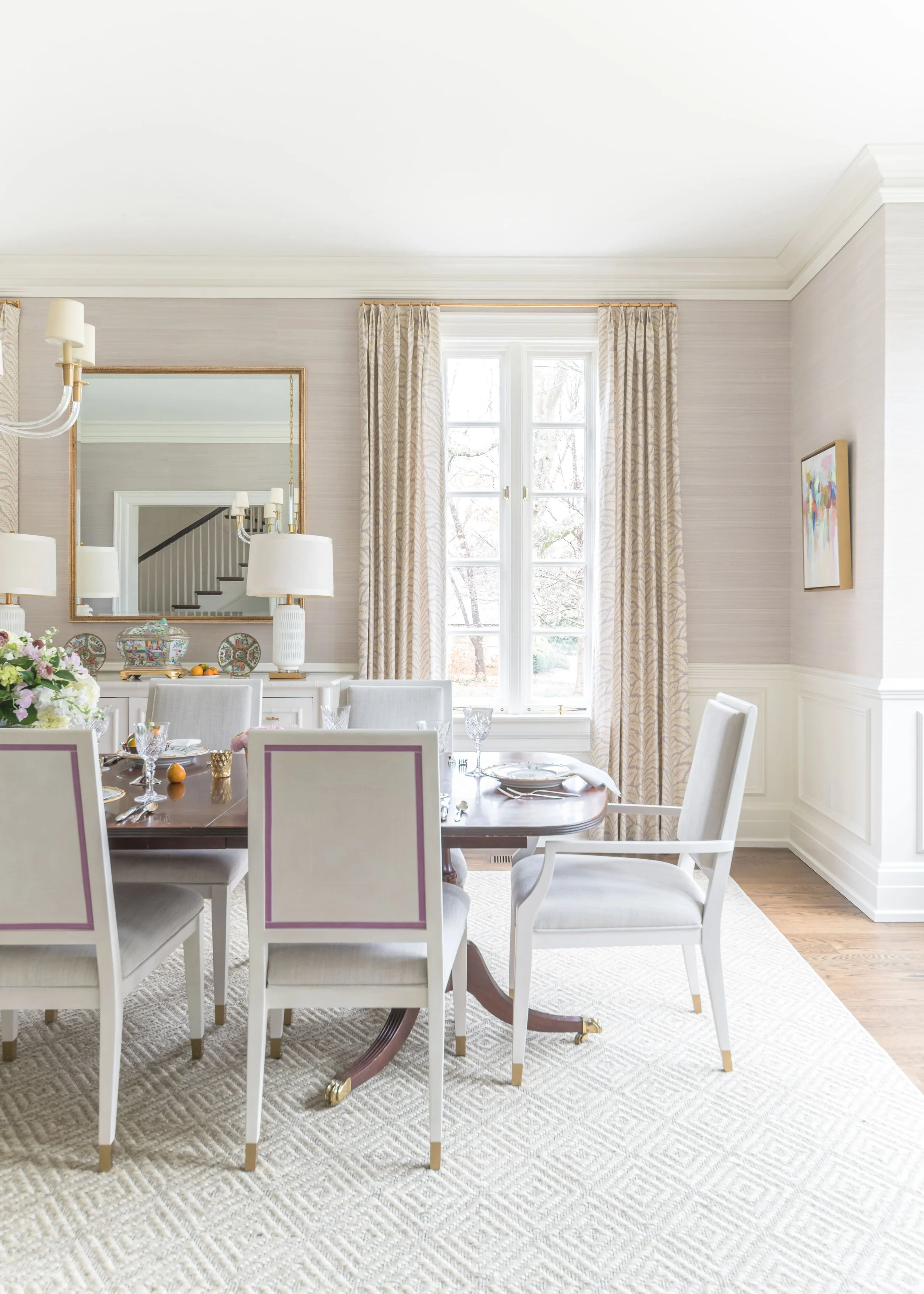 Luxury residential interior design by Kate Figler Interiors in Nashville featuring timeless and layered interiors.