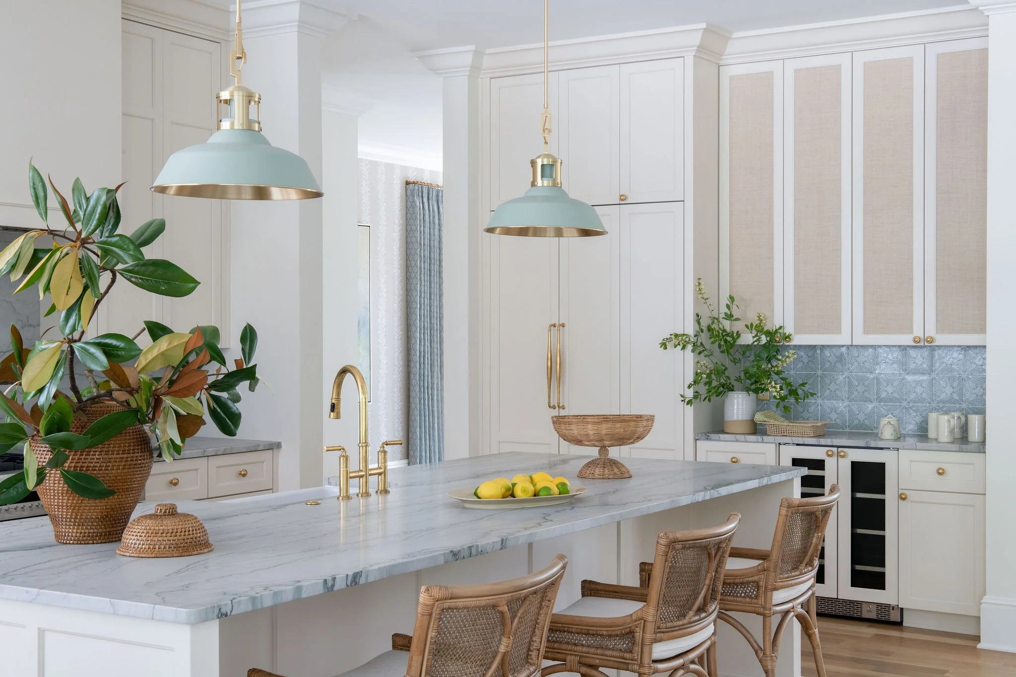 Luxury residential interior design by Kate Figler Interiors in Nashville featuring timeless and layered interiors.