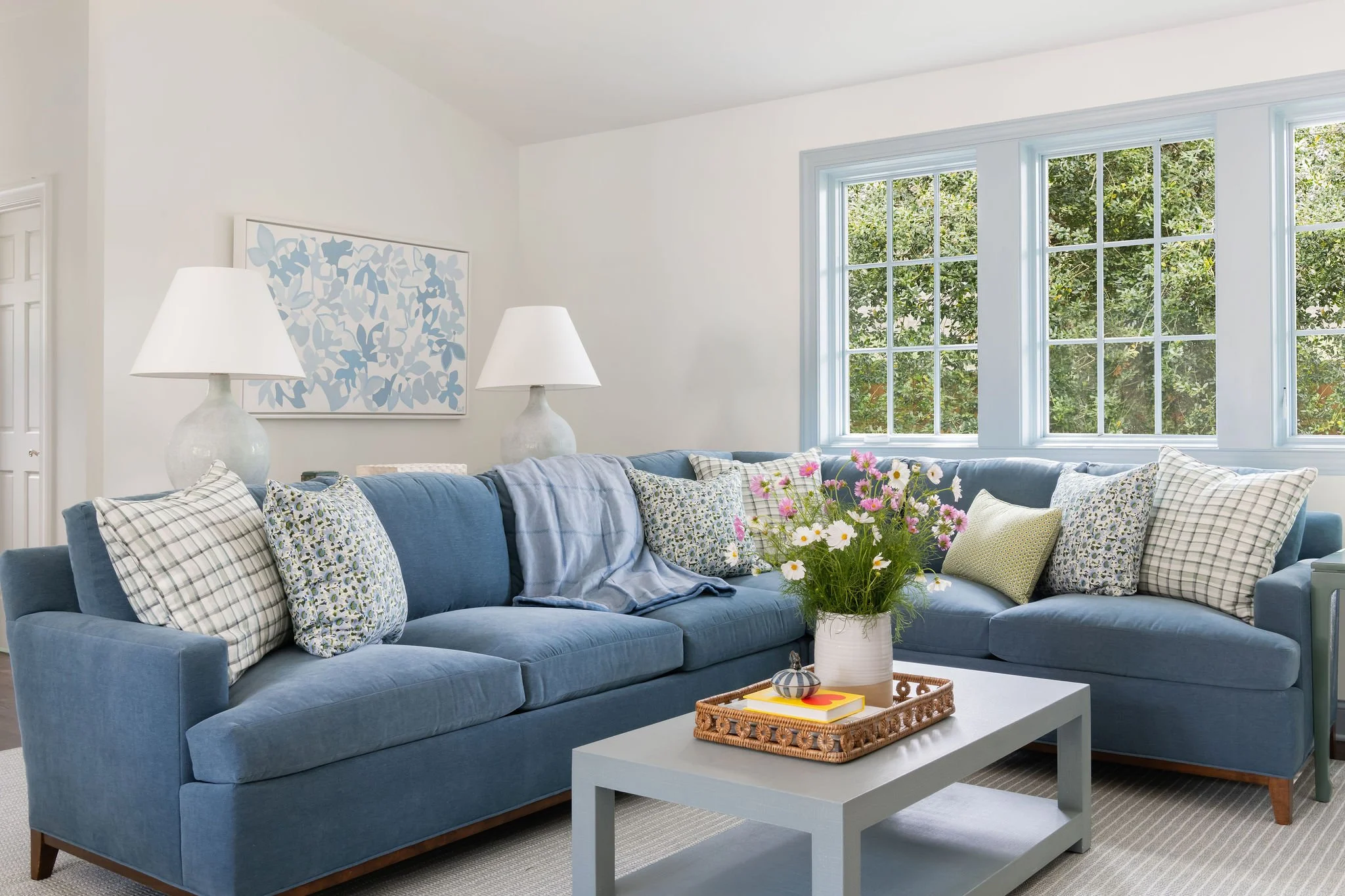 Luxury residential interior design by Kate Figler Interiors in Nashville featuring timeless and layered interiors.