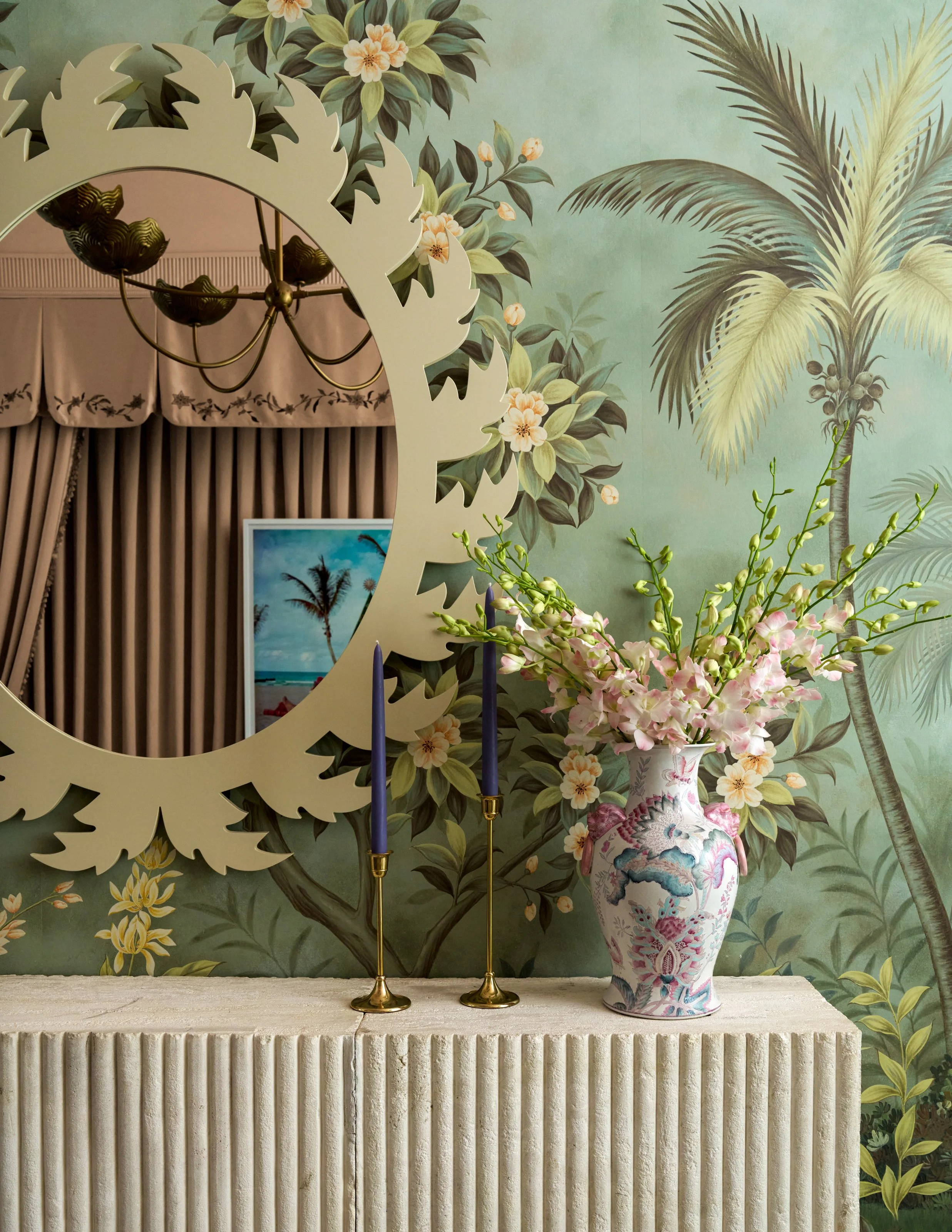 Luxury residential interior design by Kate Figler Interiors in Nashville featuring timeless and layered interiors.
