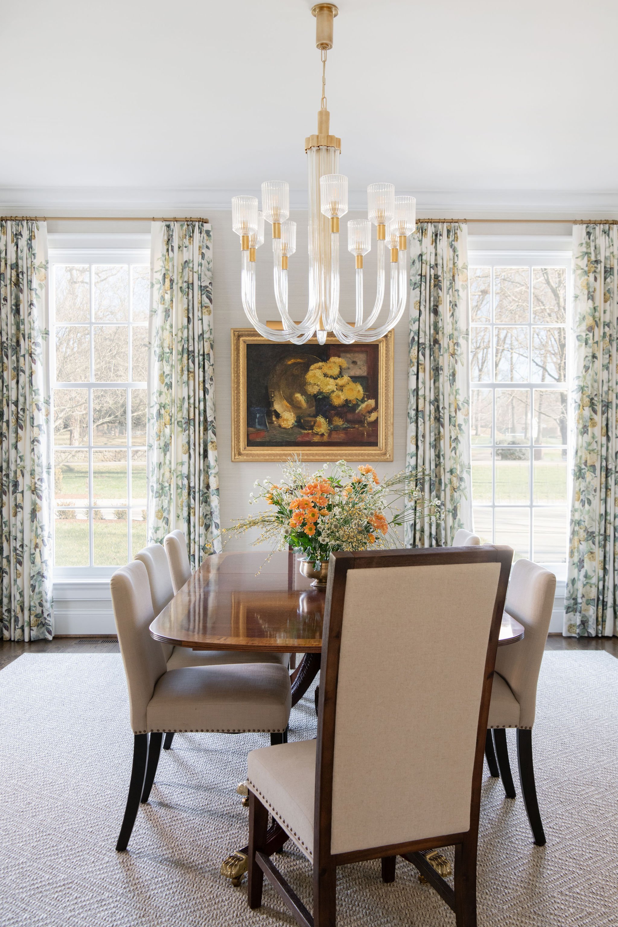 Luxury residential interior design by Kate Figler Interiors in Nashville featuring timeless and layered interiors.