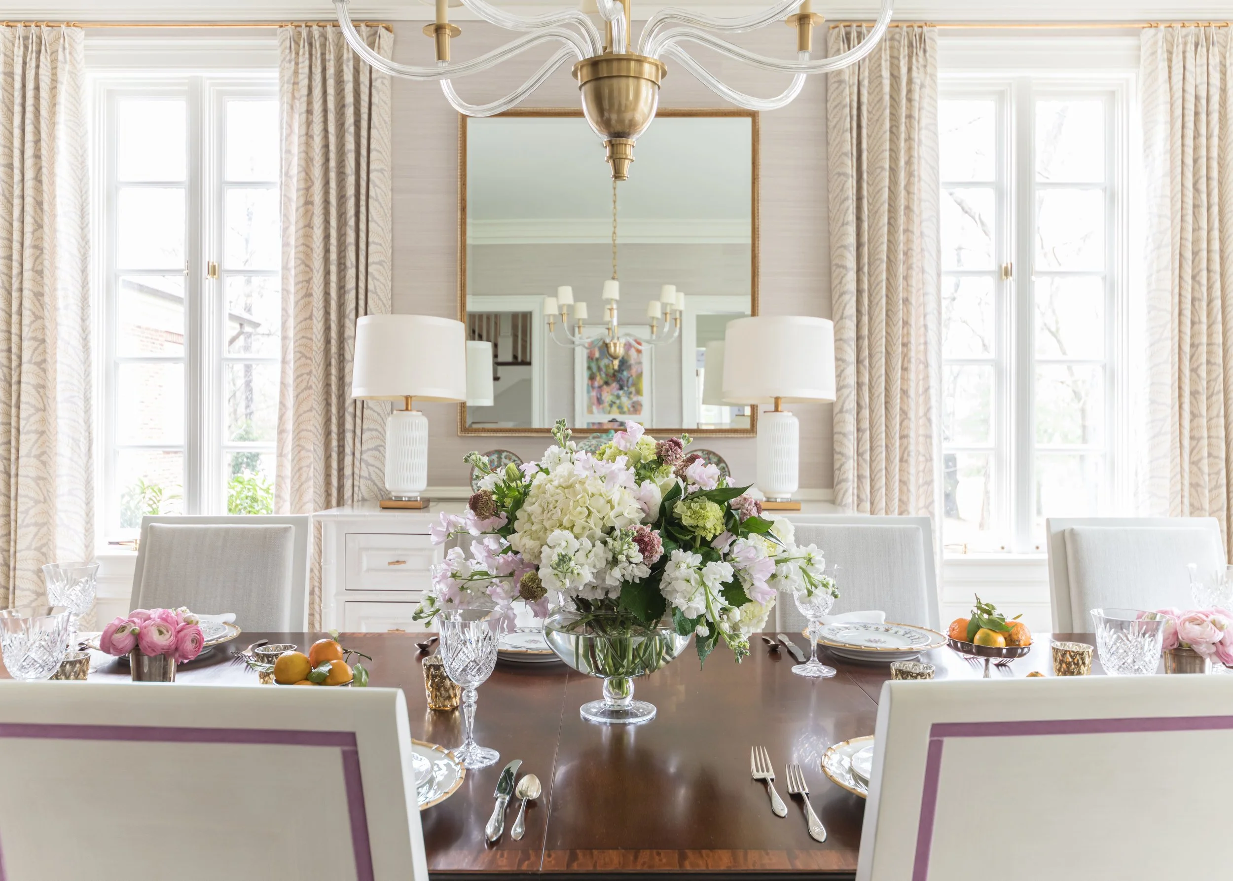 Luxury residential interior design by Kate Figler Interiors in Nashville featuring timeless and layered interiors.