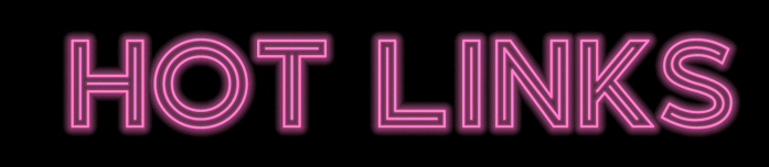 Text that says "HOT LINKS" in large pink neon-style letters.