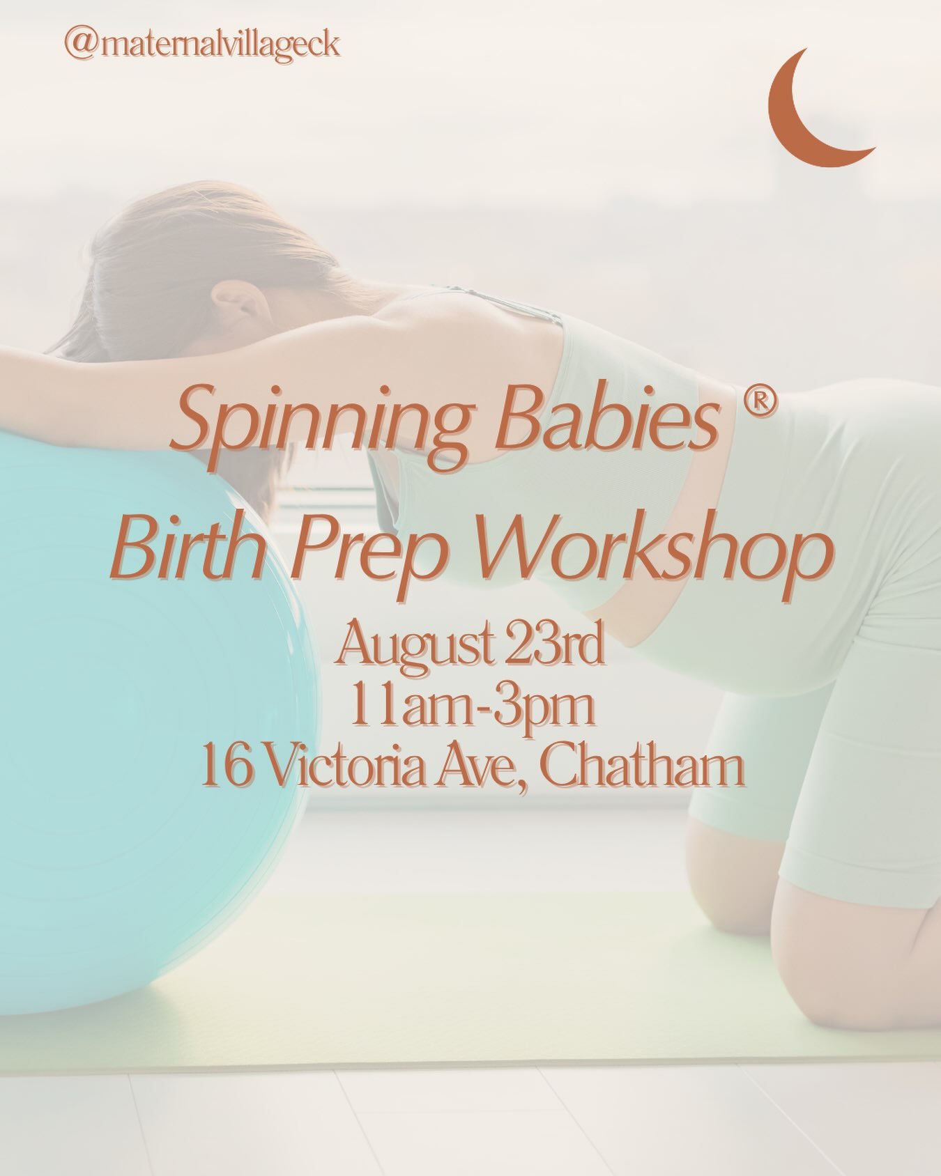 Join us for a hands-on Spinning Babies&reg; Birth Prep Workshop taught by Rhonda McGregor and learn practical tools to bring more comfort, movement and confidence into pregnancy and labour.

You and your birth partner will practice:
✨ Positions and m