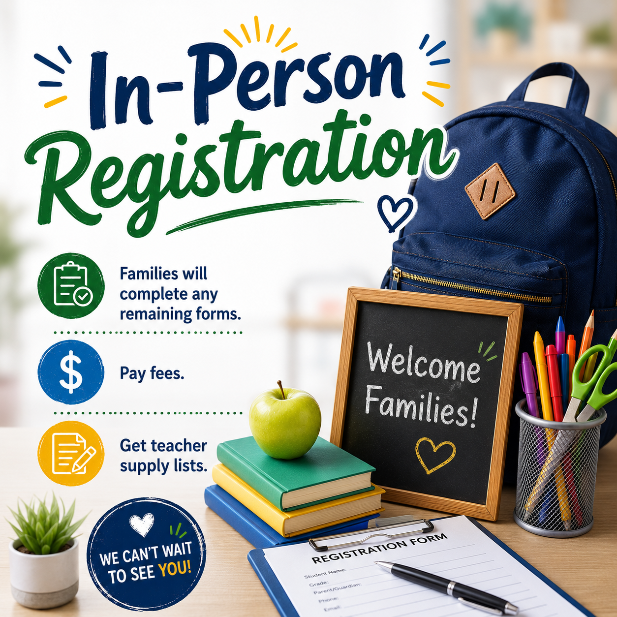 In-Person Registration 26-27 School Year