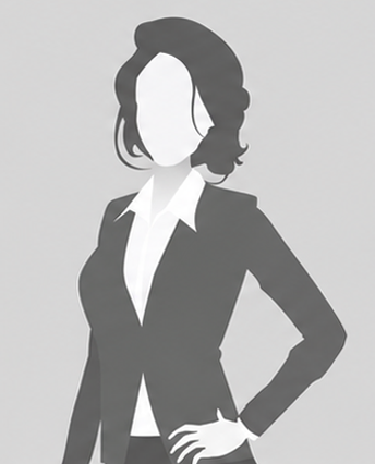 Silhouette of a woman in a blazer with her hand on her hip