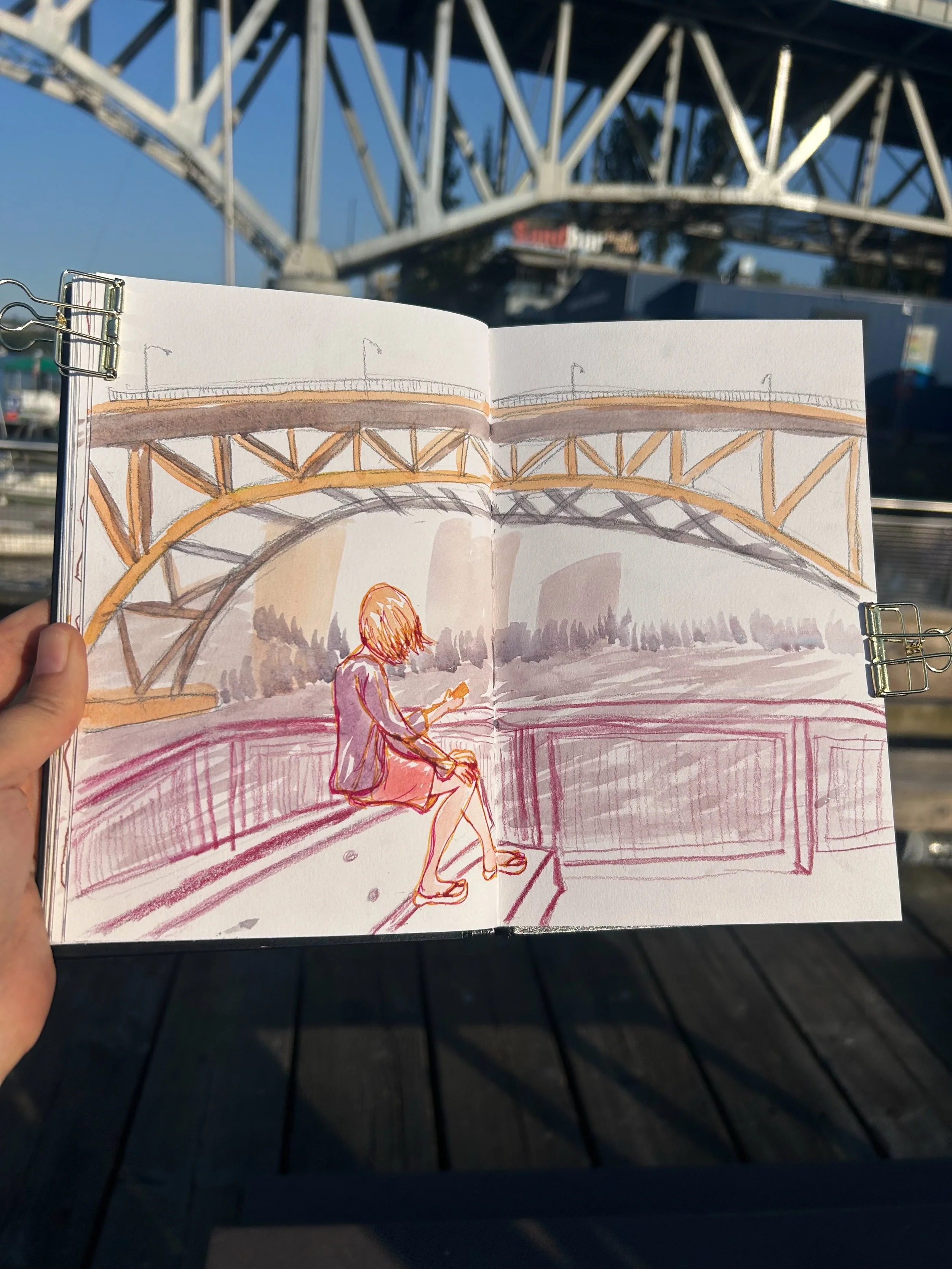 Sketcher Fest in Edmonds, WA >>> Vancouver, Canada >>> Portland, OR

We had quite the journey. I already miss the buzz of Sketcher Fest and the community!

I made this sketch on Granville Island with a deadline: We had an improv sho