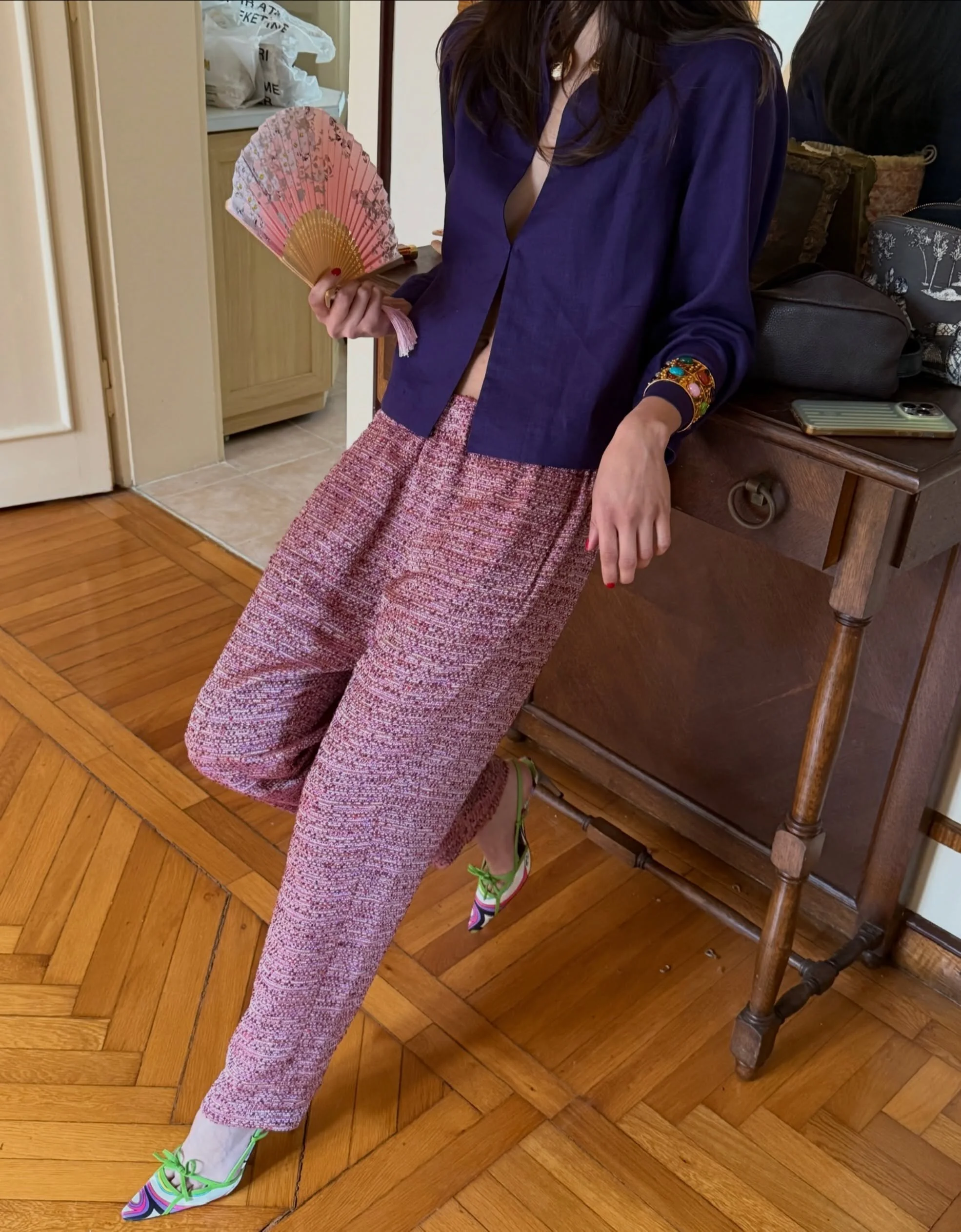 the pallet we&rsquo;re leaning on atm 🪻🐛🌸

Naz styled in the Cockatoo Heritage Pant