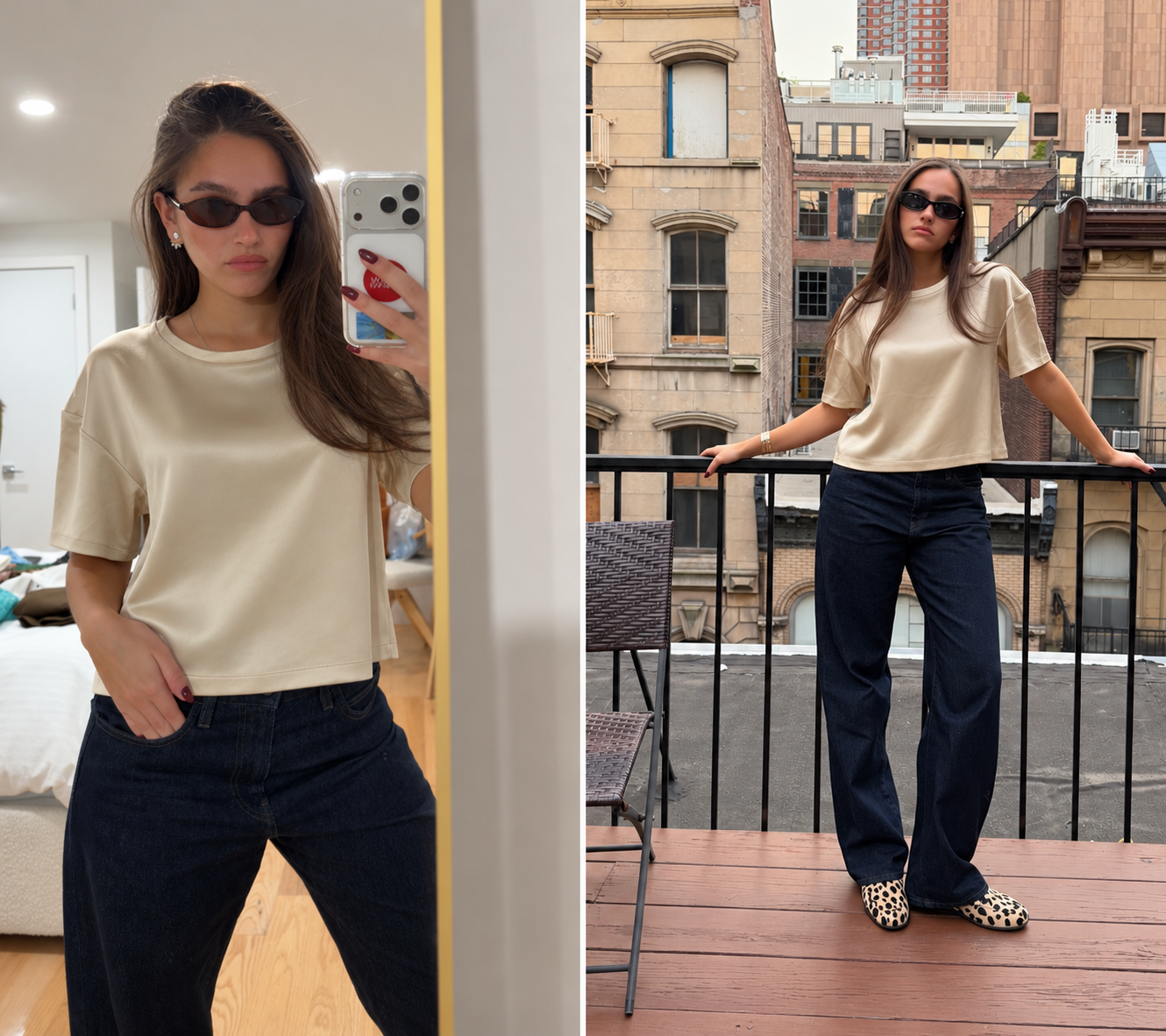The Bomi Silk T-shirt - Anara