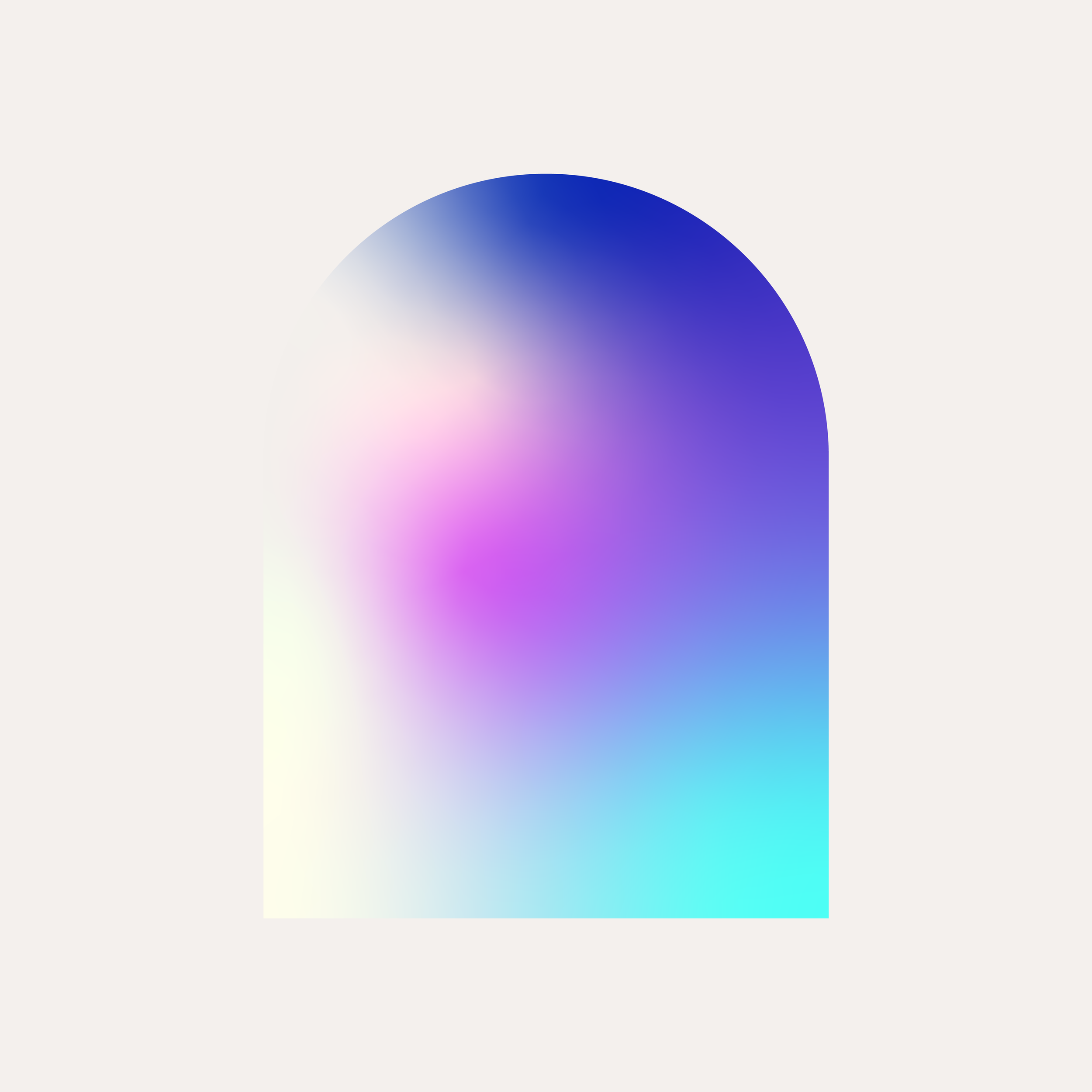 Un fond d'écran avec un dégradé de couleurs, principalement en bleu, violet, rose et blanc, formant une forme semi-circulaire en bas de l'image.