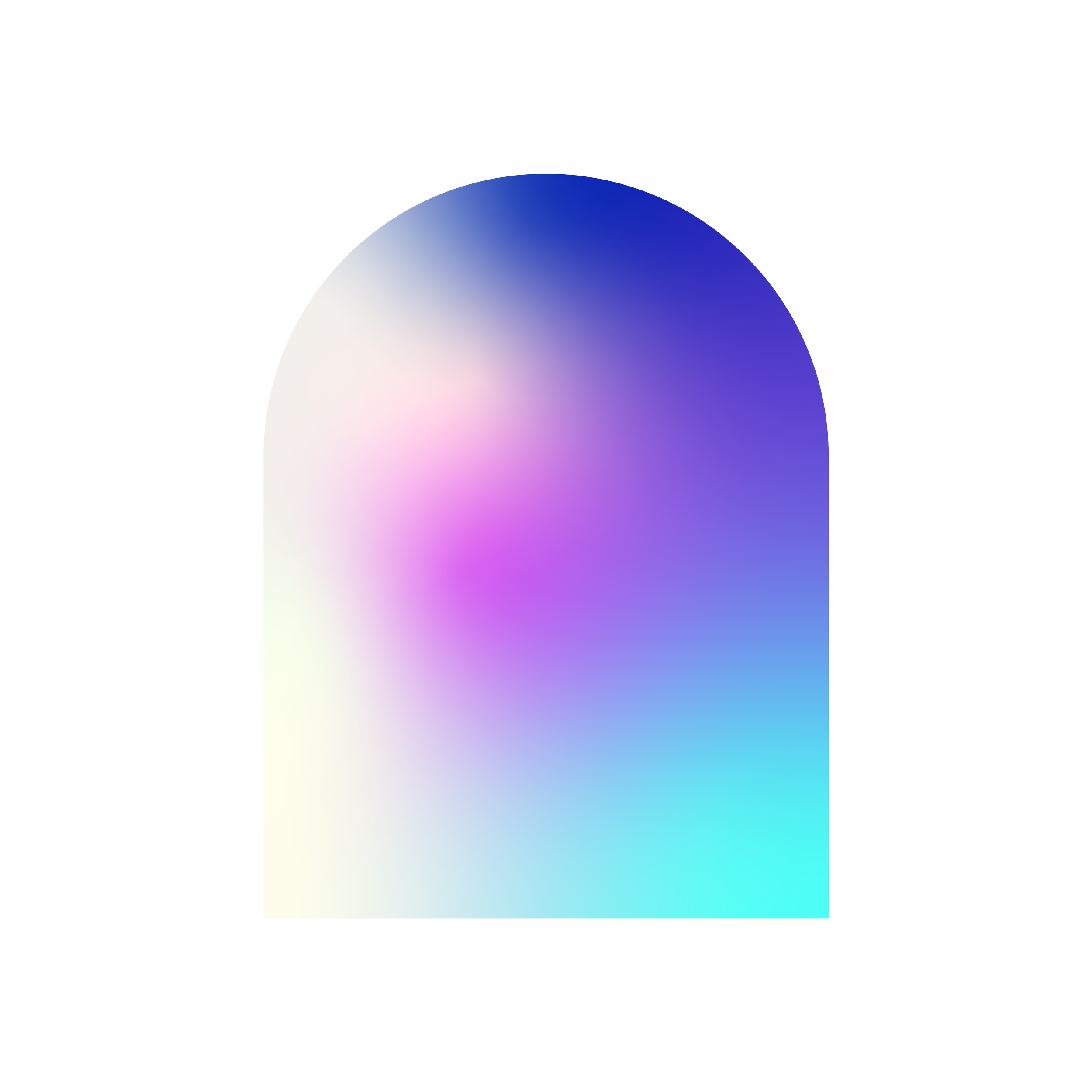 Un graphique en dégradé de couleurs allant du blanc au violet, avec un cercle semi-transparent en haut à droite.