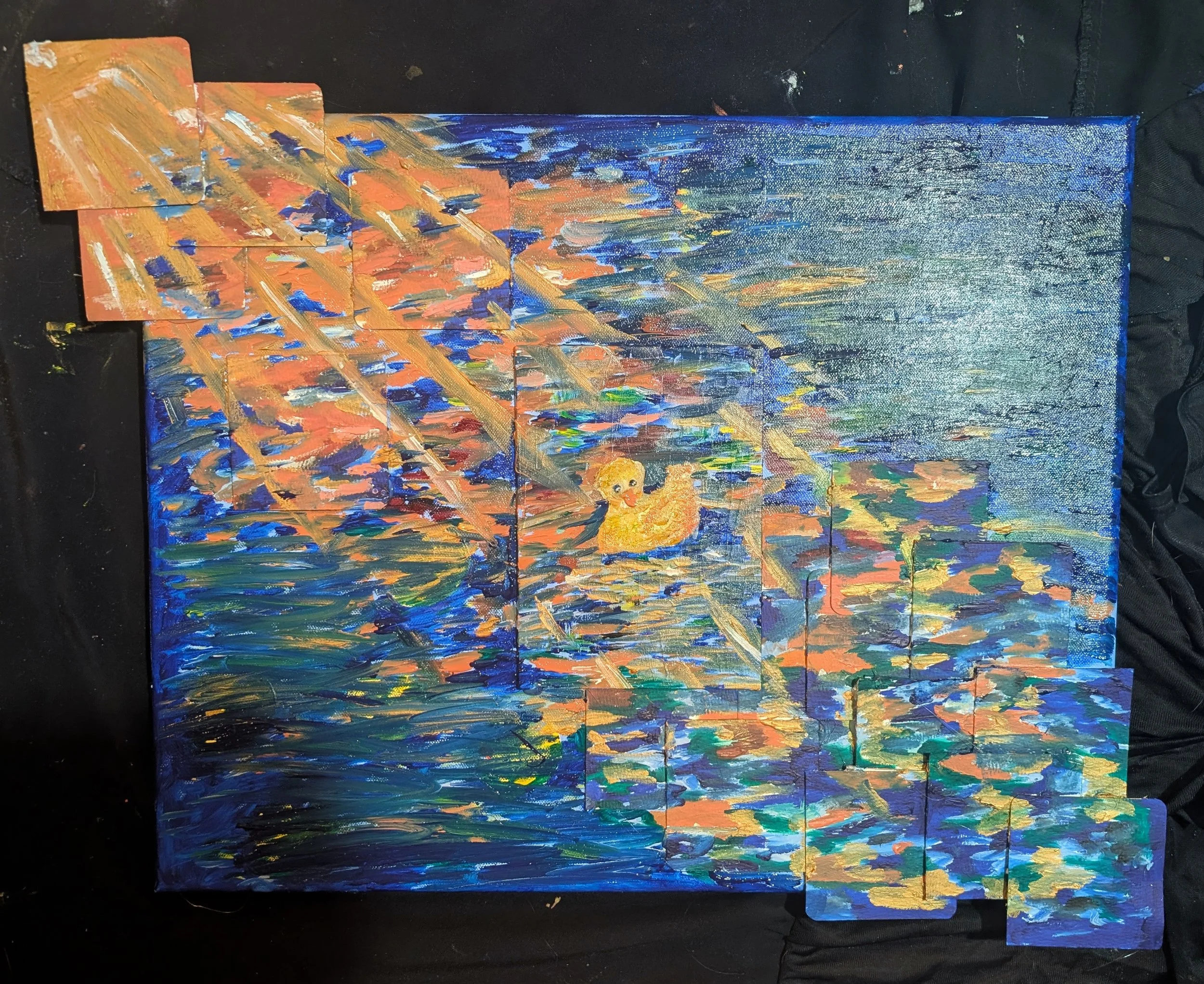 “Firo” - 18×24 Oil/Acrylic on Canvas 26'