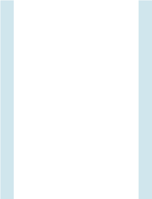 A blank white piece of paper on a light blue background.