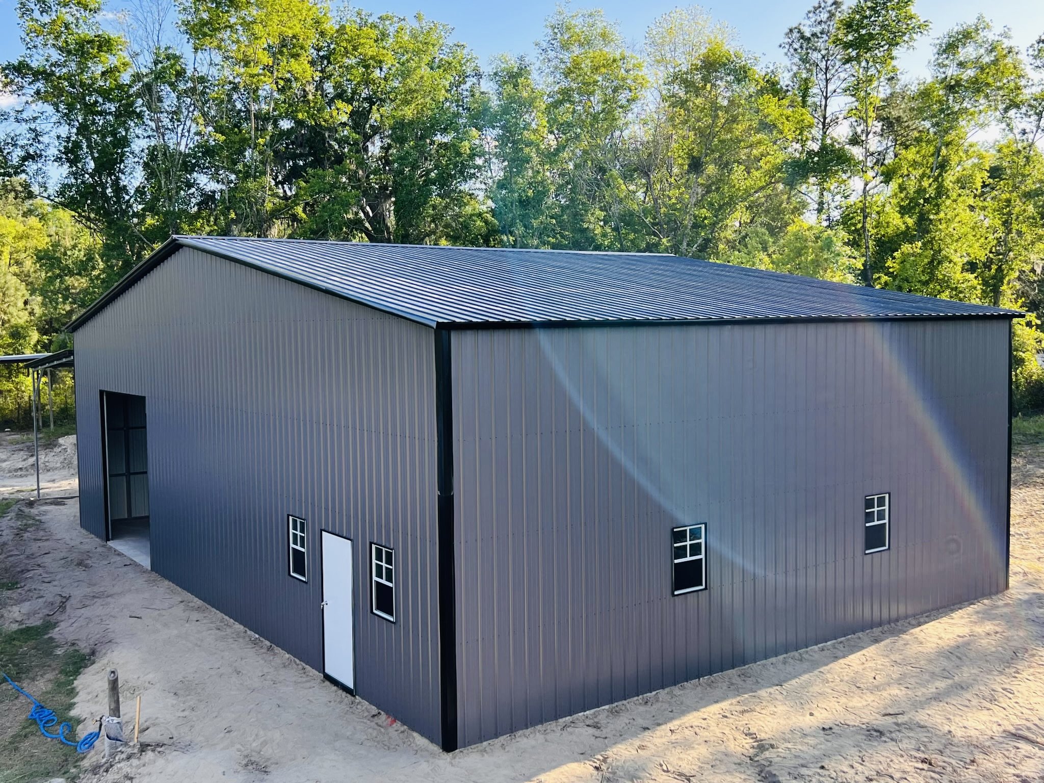 78x40x16 Metal Building with 18x40 Lean