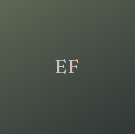 Green background with white text 'EF' centered.