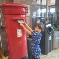 Little writers taking part in the 10,000 Letter challenge