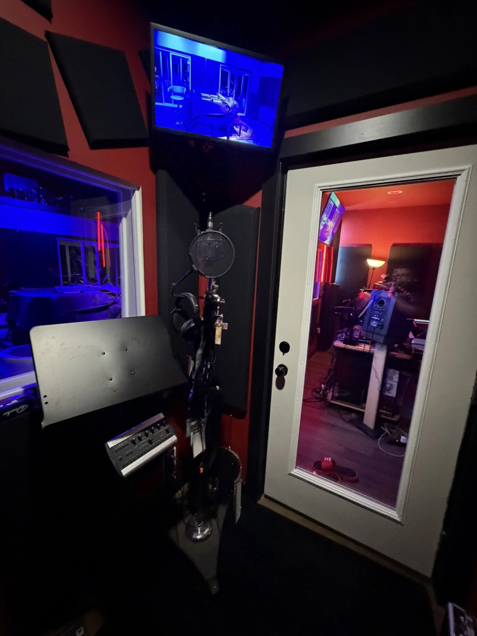 By Faith Music Vocal Booth Inside