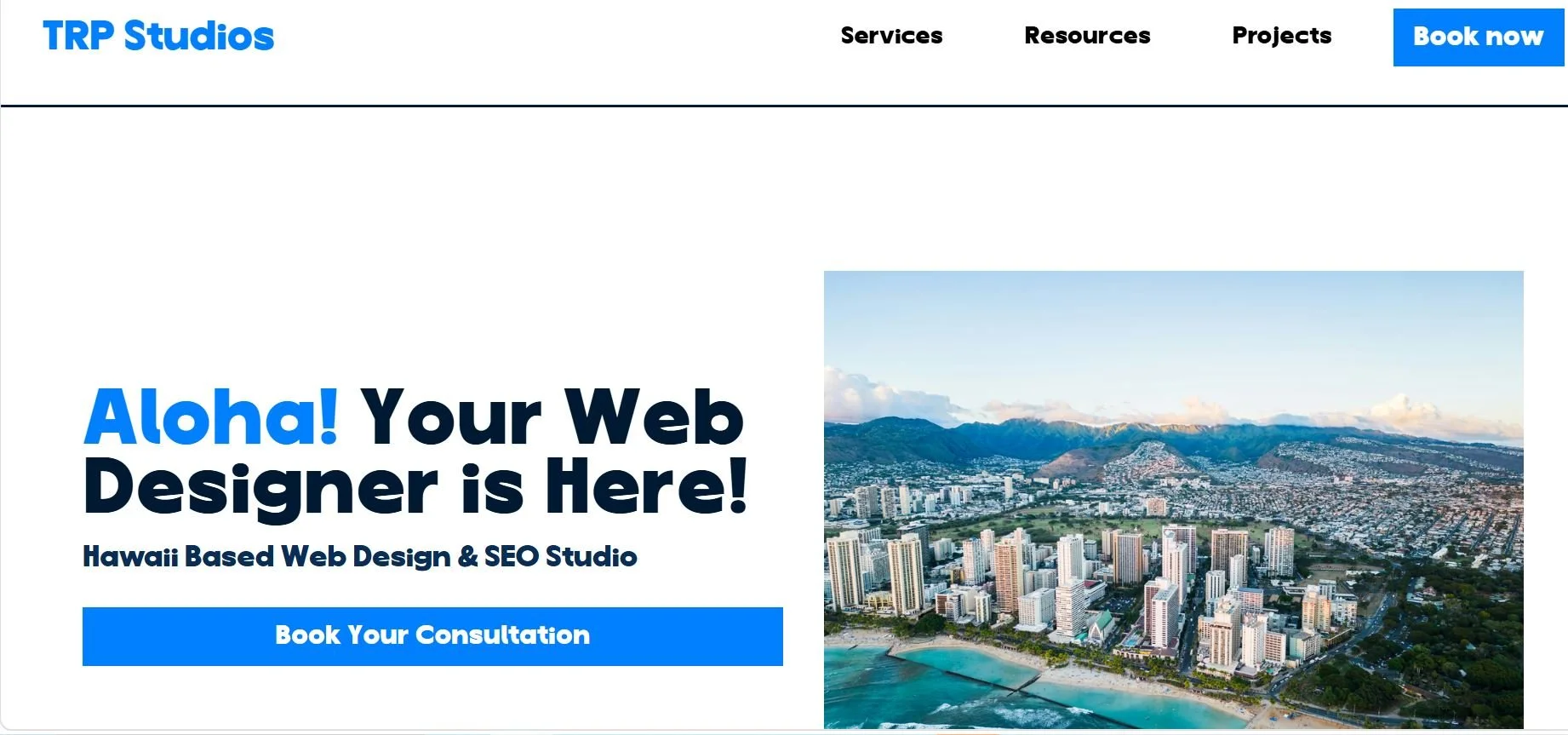 Services webpage refresh - TRP Studios