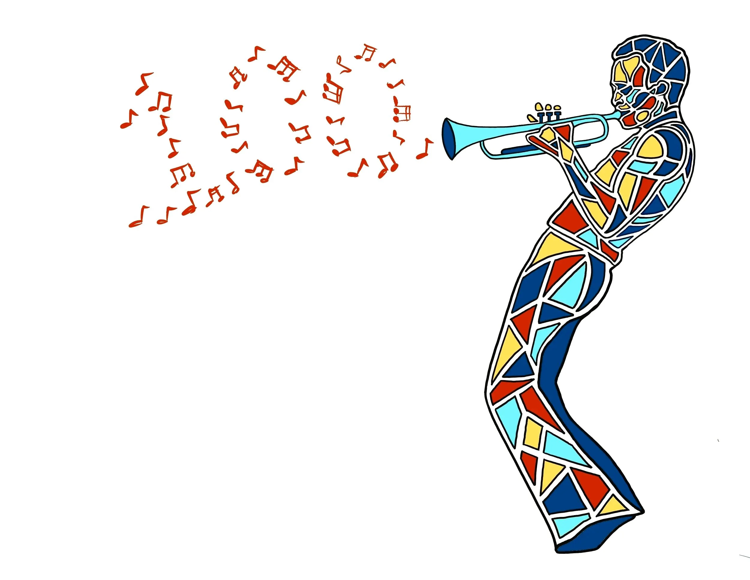 <b>Miles Turns 100</b><br>digital illustration<br>10" x 10" (Copy)