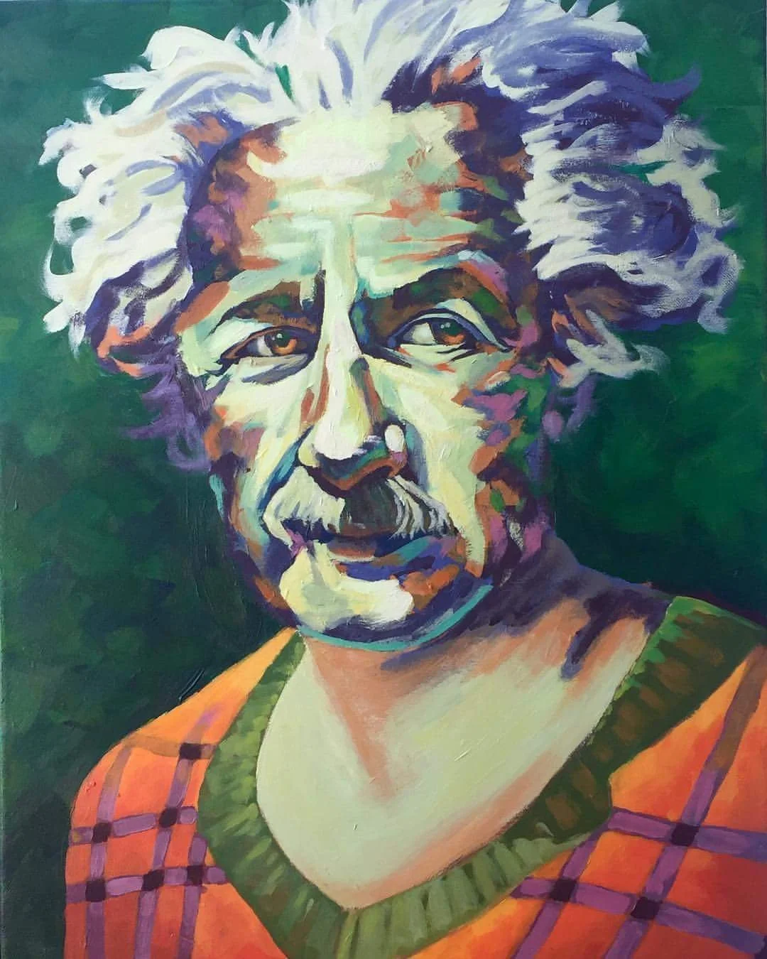 <b>Einstein</b><br>oil on canvas<br>22" x 28" (Copy)
