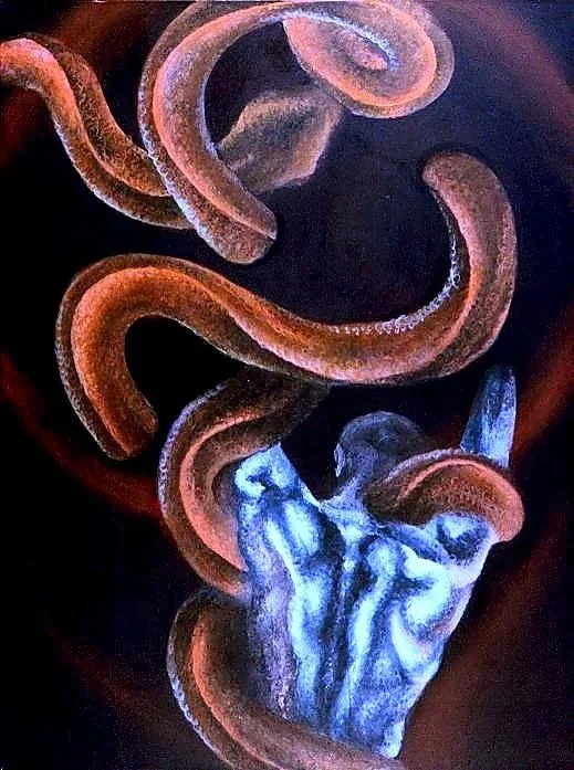 <b>Initiation<b/><br>acrylic on canvas<br>48" x 60" (Copy)