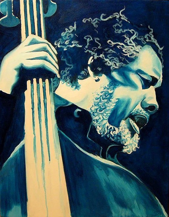 <b>Mingus</b><br>acrylic on canvas<br>22" x 28" (Copy)