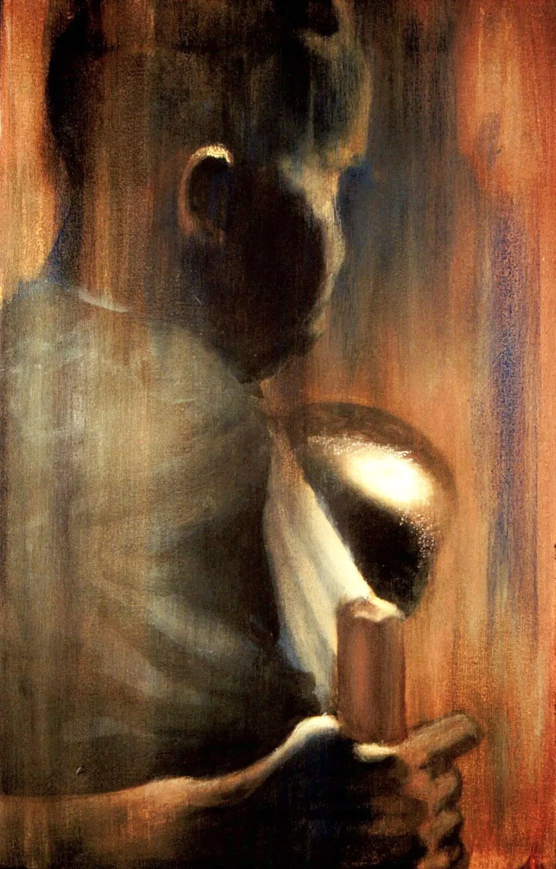 <b>Mother</b><br>acrylic and pastel on canvas<br>22" x 28" (Copy)