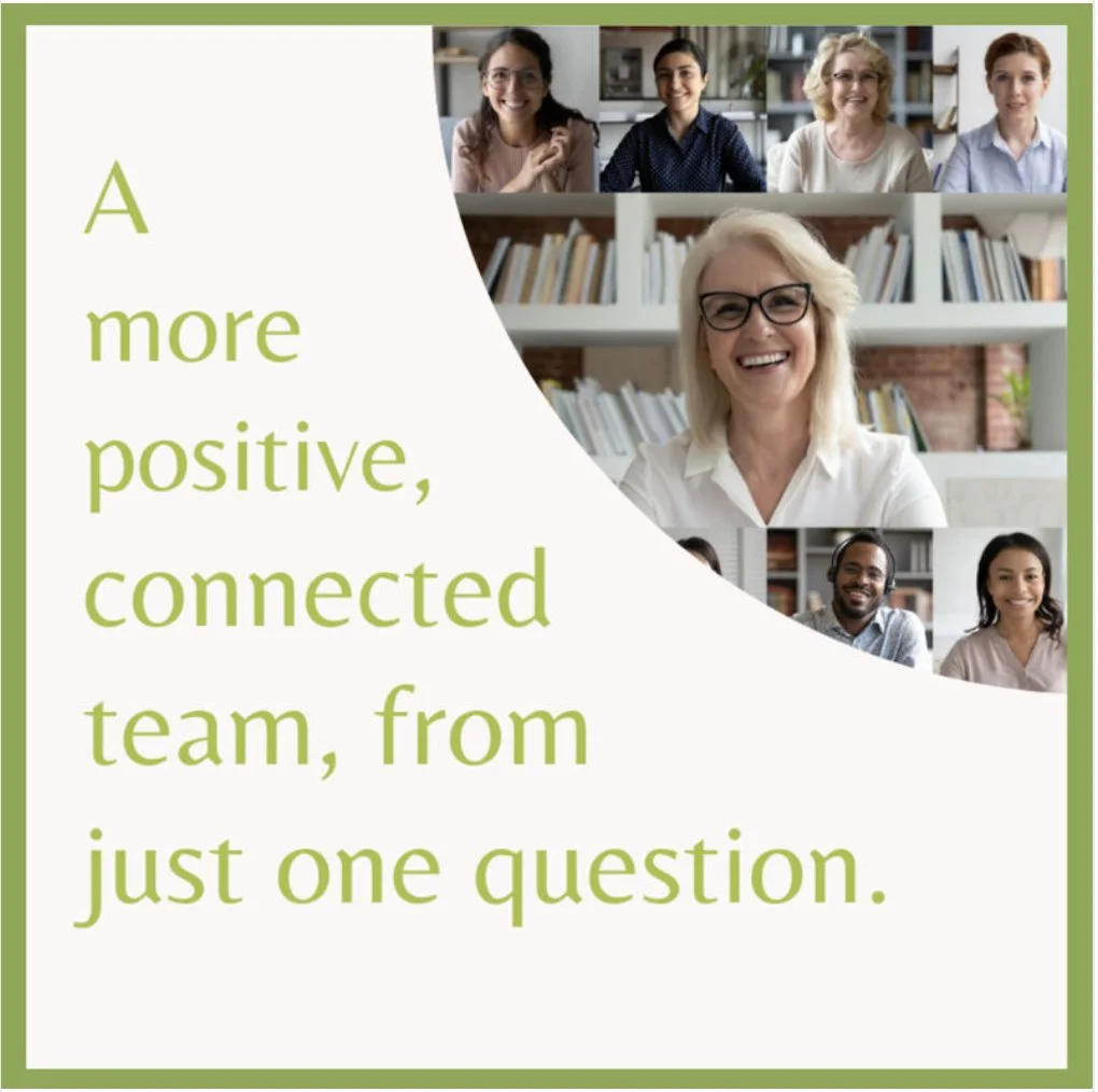 Teamwork: A simple question for a brighter outlook