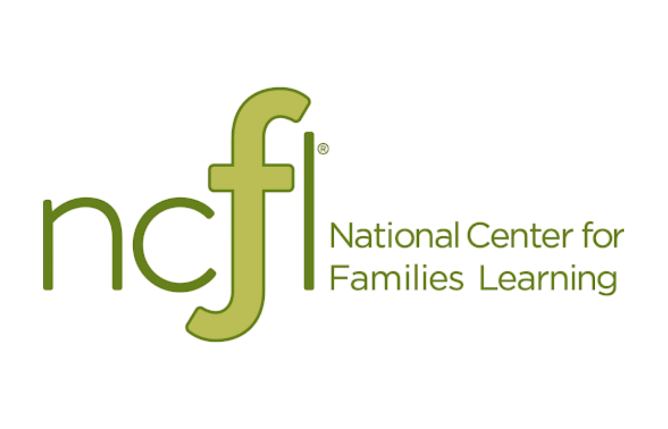 Logo for the National Center for Families Learning featuring the initials 'ncfl' in lowercase letters and the full name to the right.