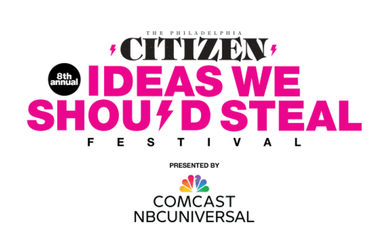 Logo for the 8th annual Citizen Humane Society event titled 'Dream Playground'. The logo features large pink text with event details and a small NBC peacock logo at the bottom.