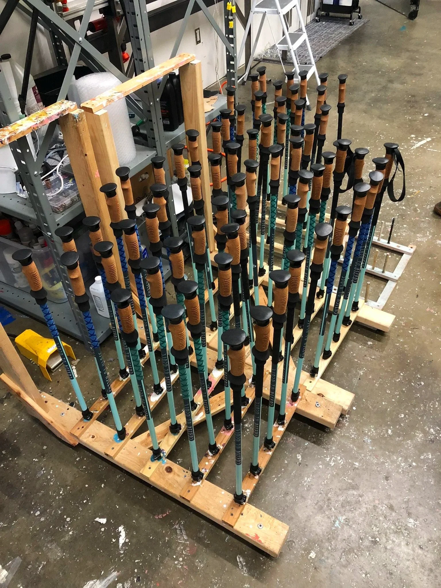 "Bjorn To Ascend" trekking poles manufactured in-house