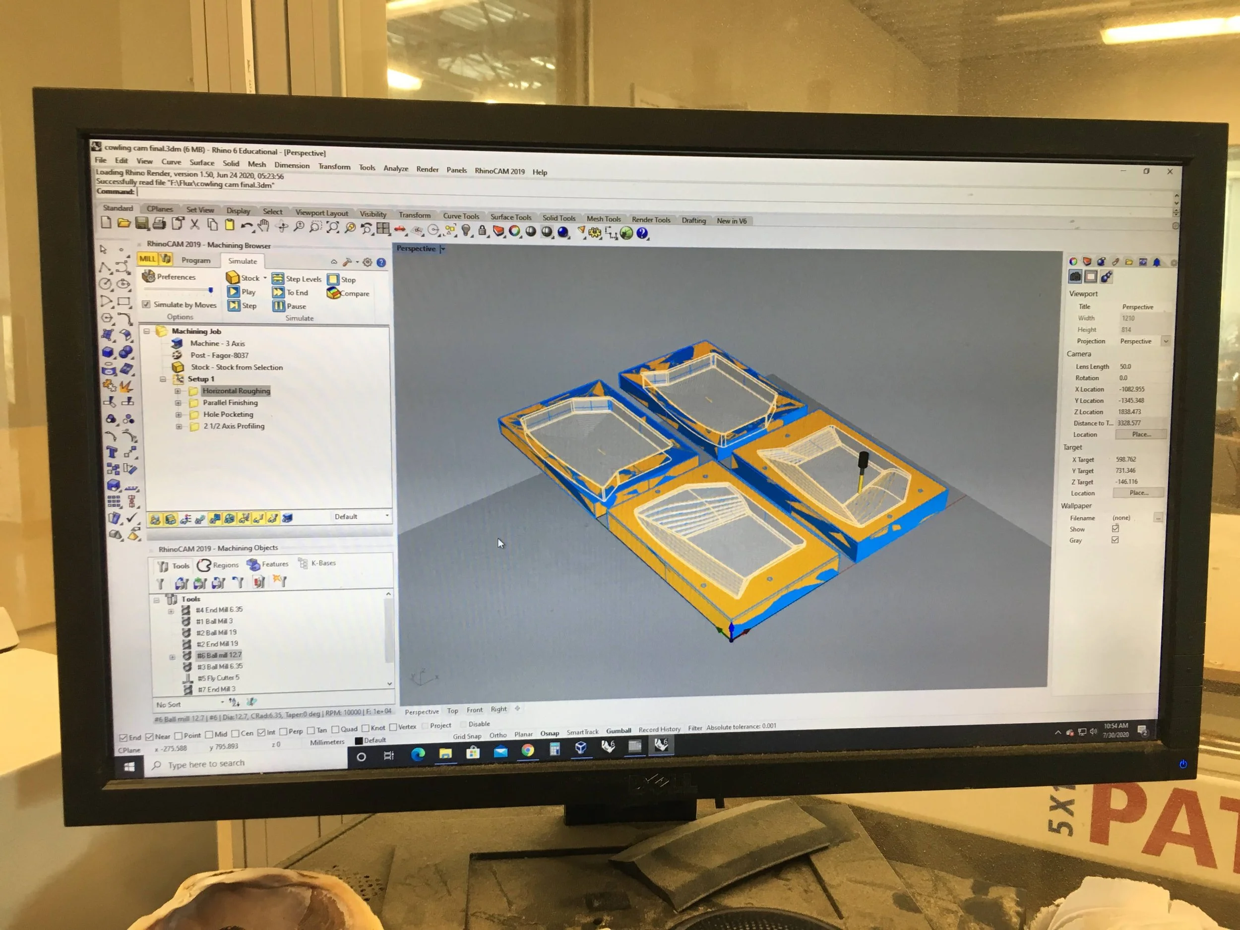 CNC mill programming