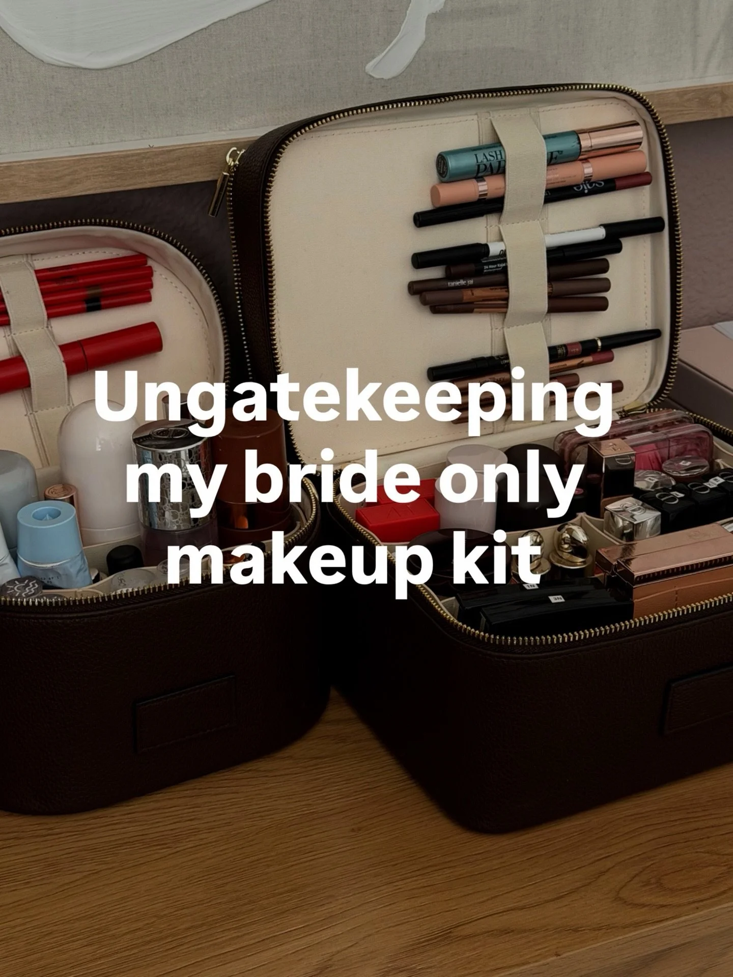 I love when I get to keep my makeup kit light. Here are some of the products that I&rsquo;m bringing for this weekends bride only wedding 🤍 

#makeupkit #makeupartist