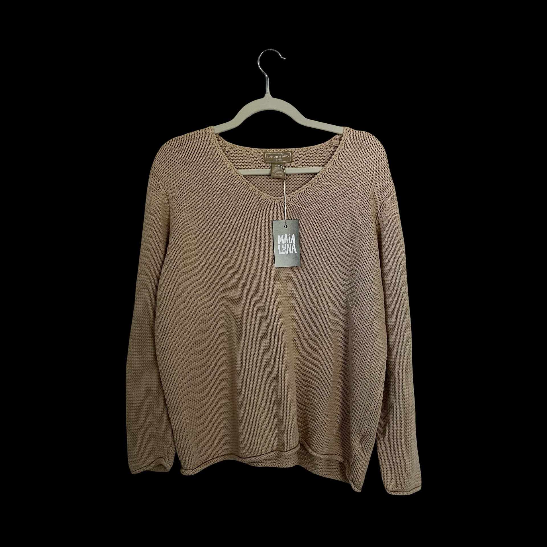 caramel cotton knit