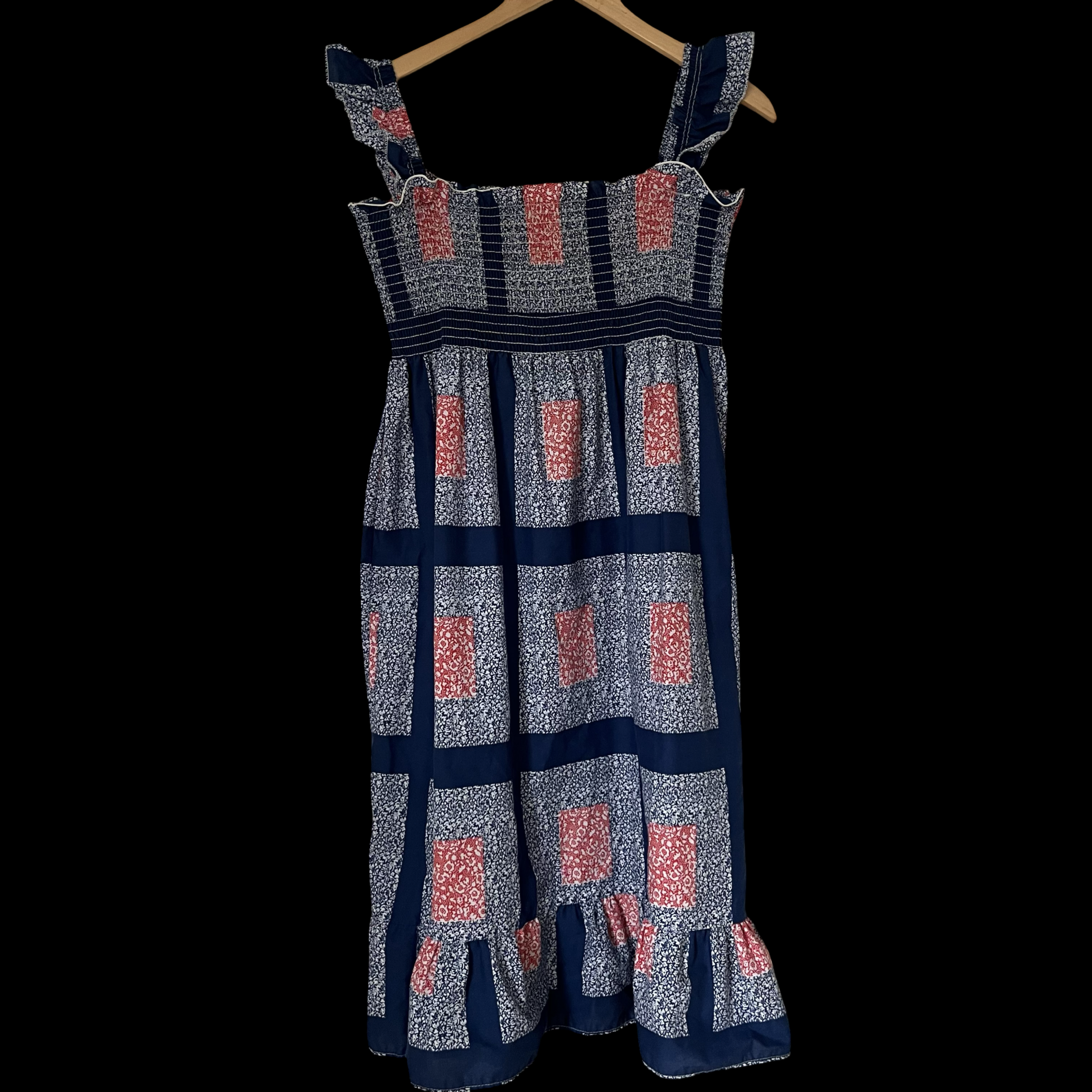 vintage patchwork dress
